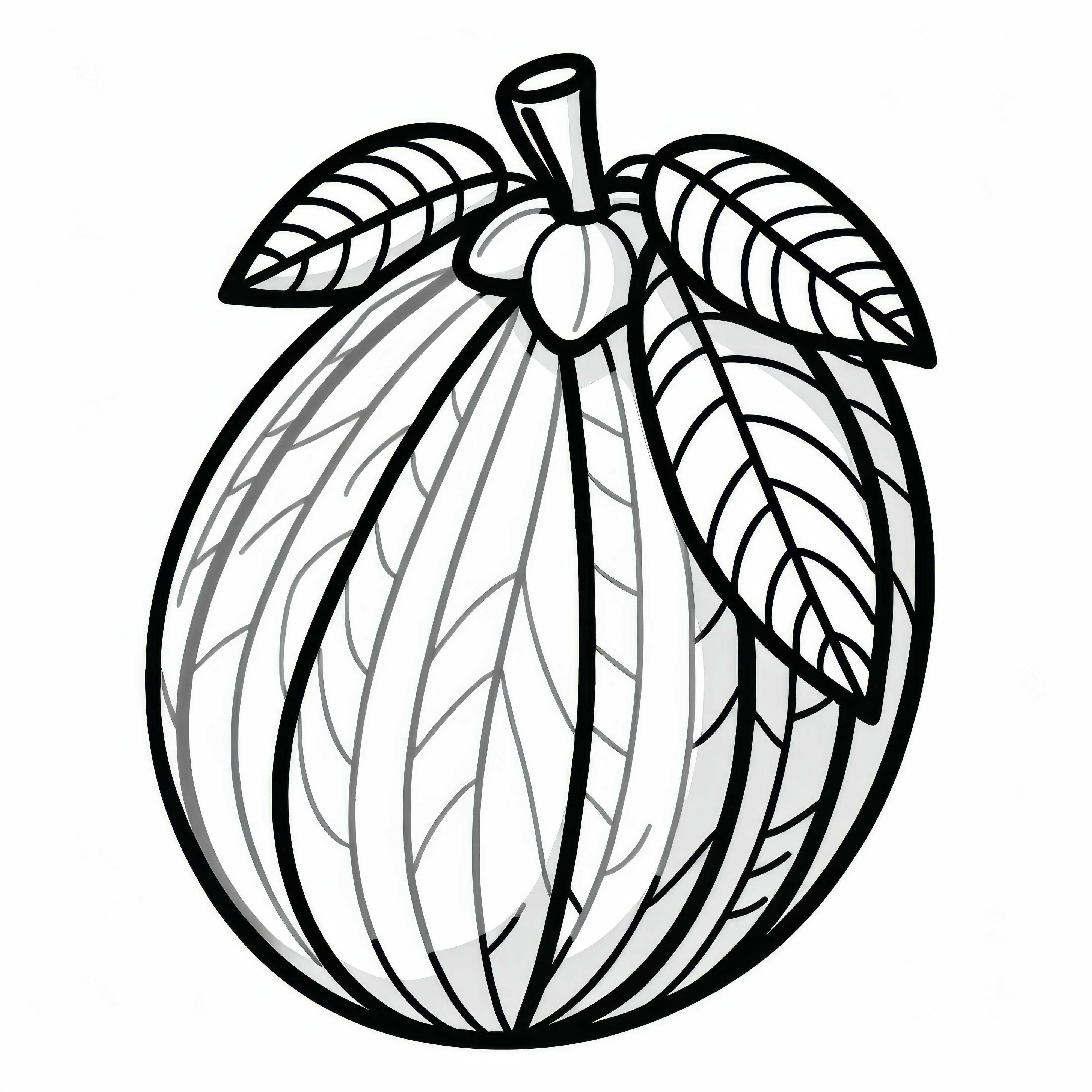 Uvaia Coloring Page Simple Free