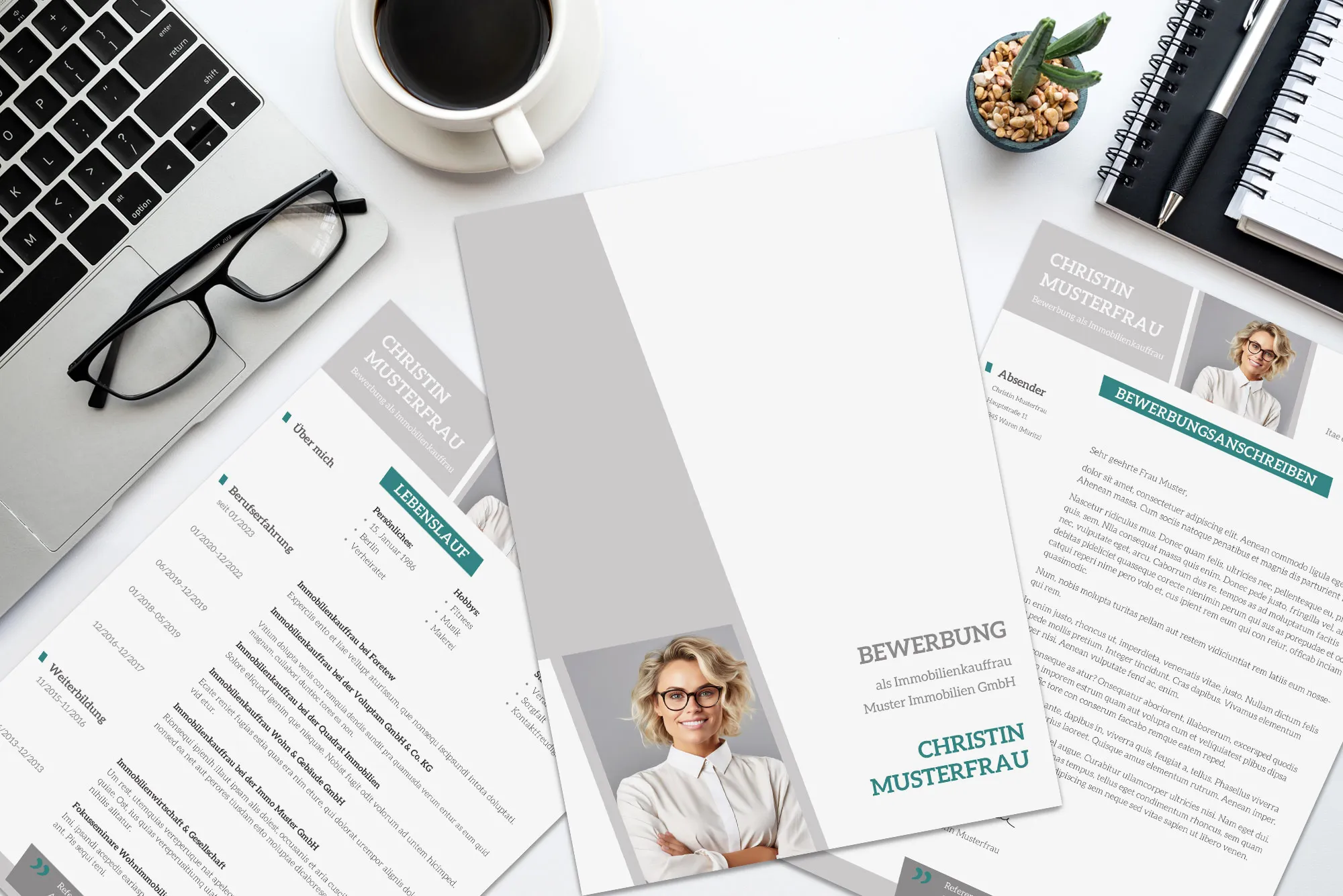 Application as a parcel delivery driver: Template for cover letter and CV for download