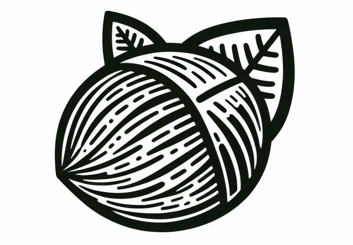 Betel nut coloring template free to download