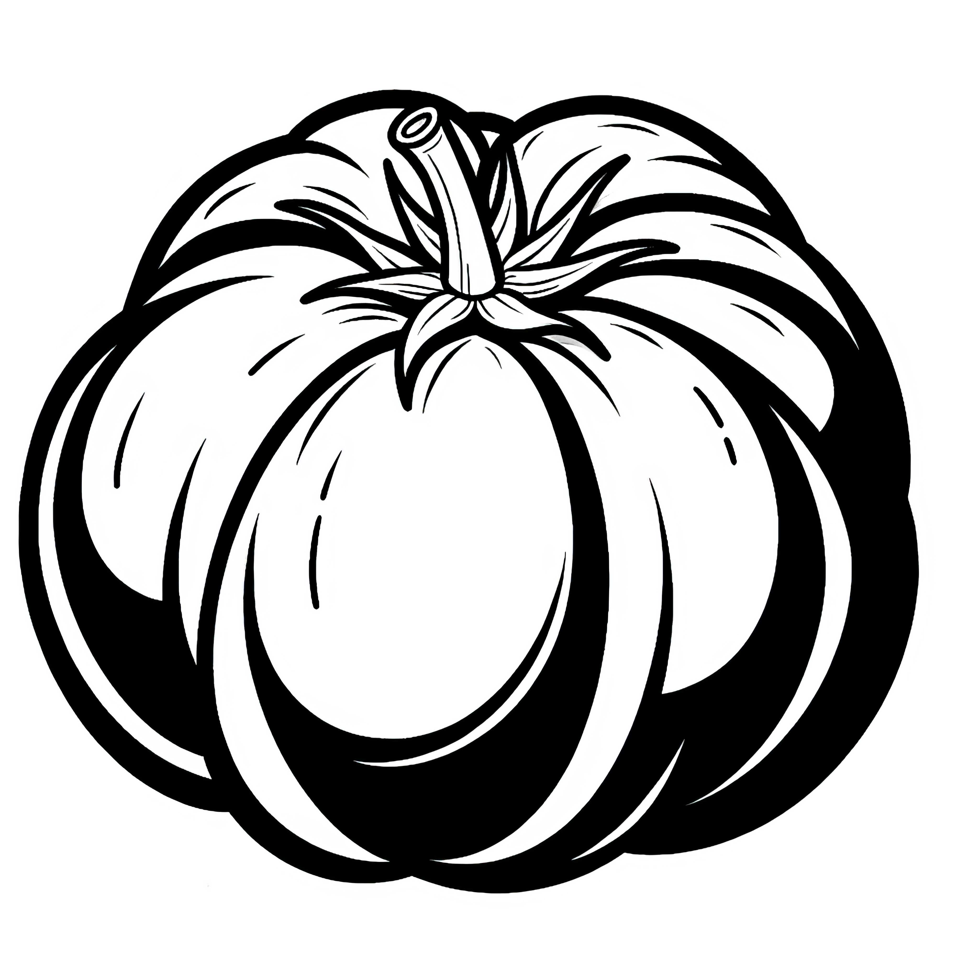 Grande tomate &agrave; viande coloriage gratuit