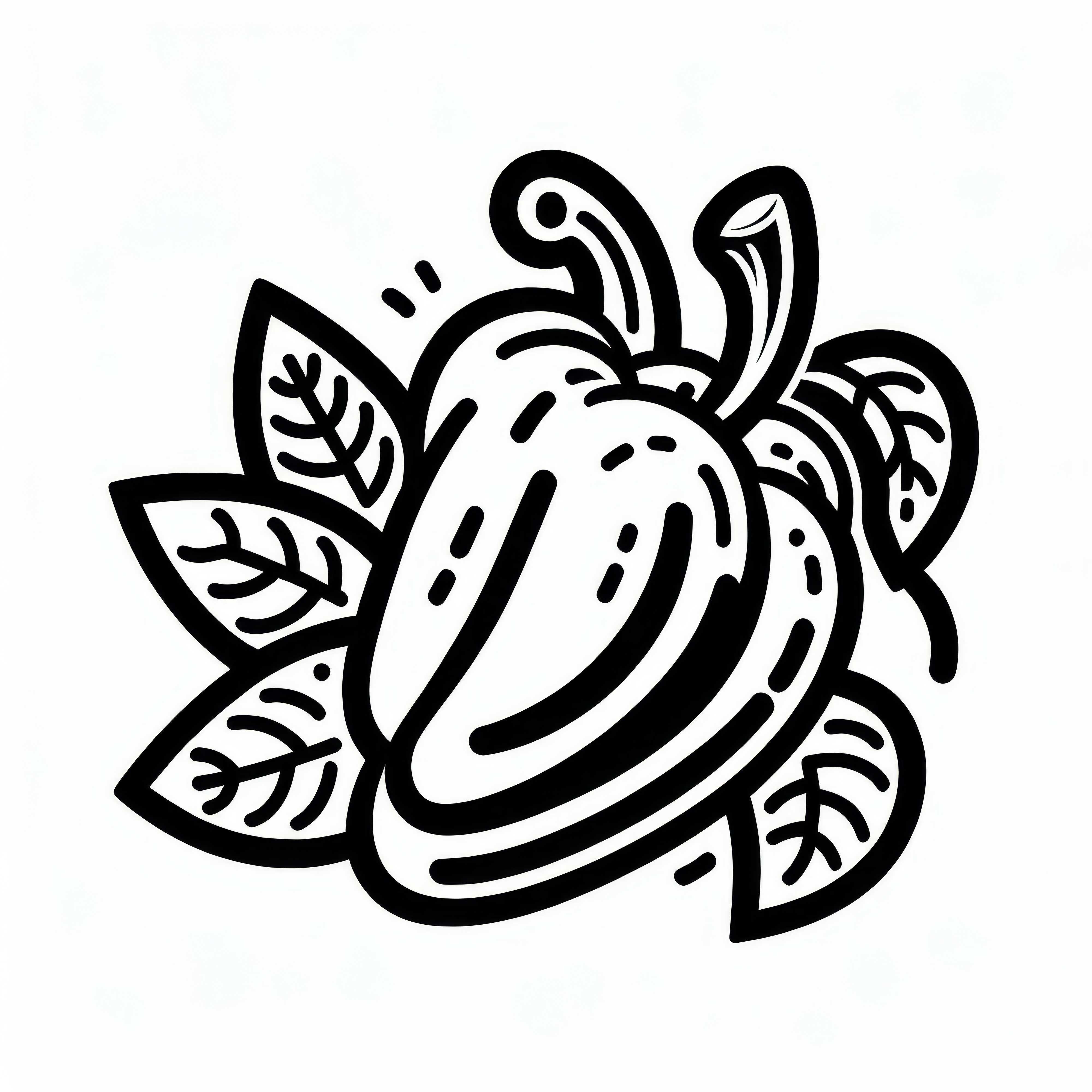 Coloriage de piment cerise gratuit