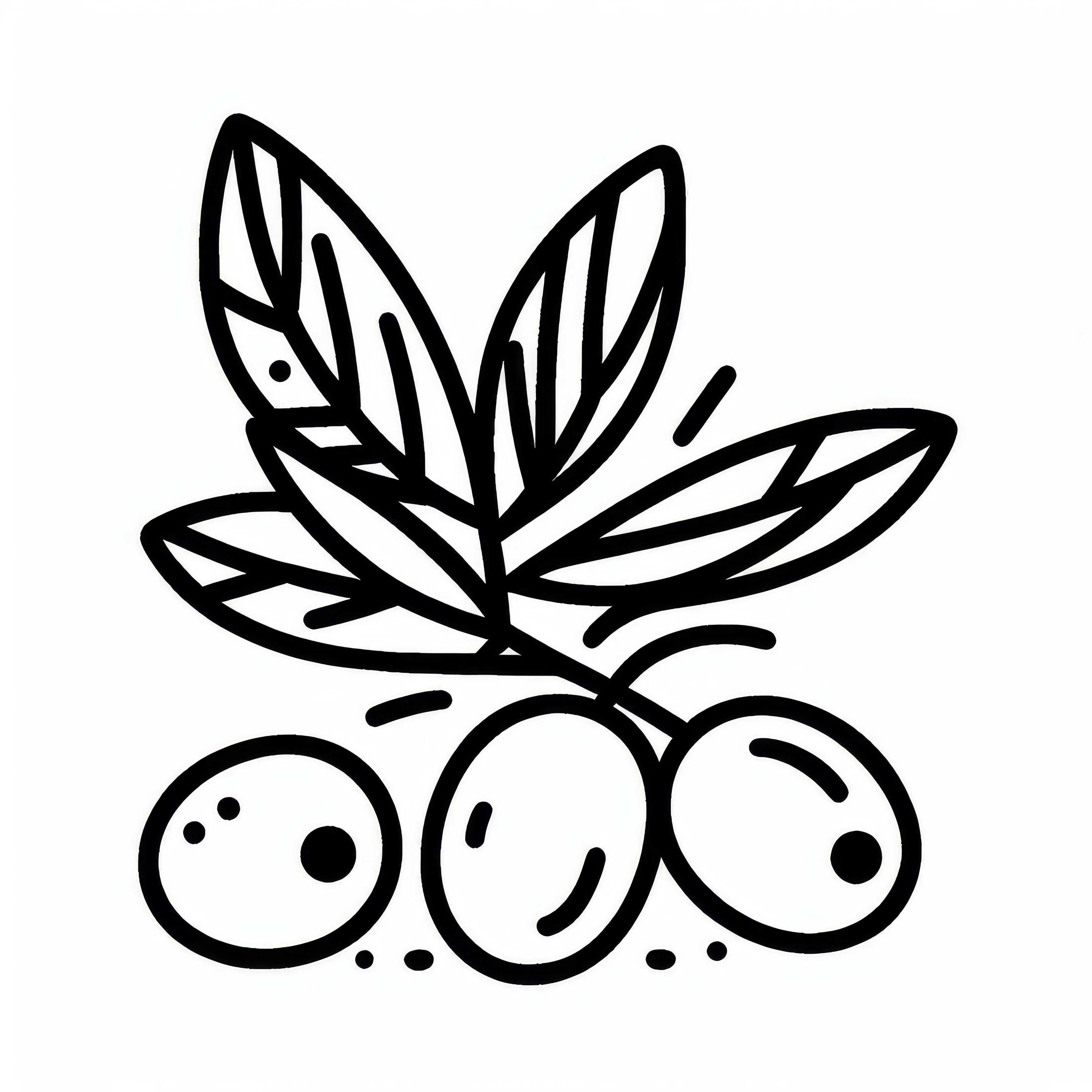 Page de coloriage d'olives &agrave; t&eacute;l&eacute;charger gratuitement