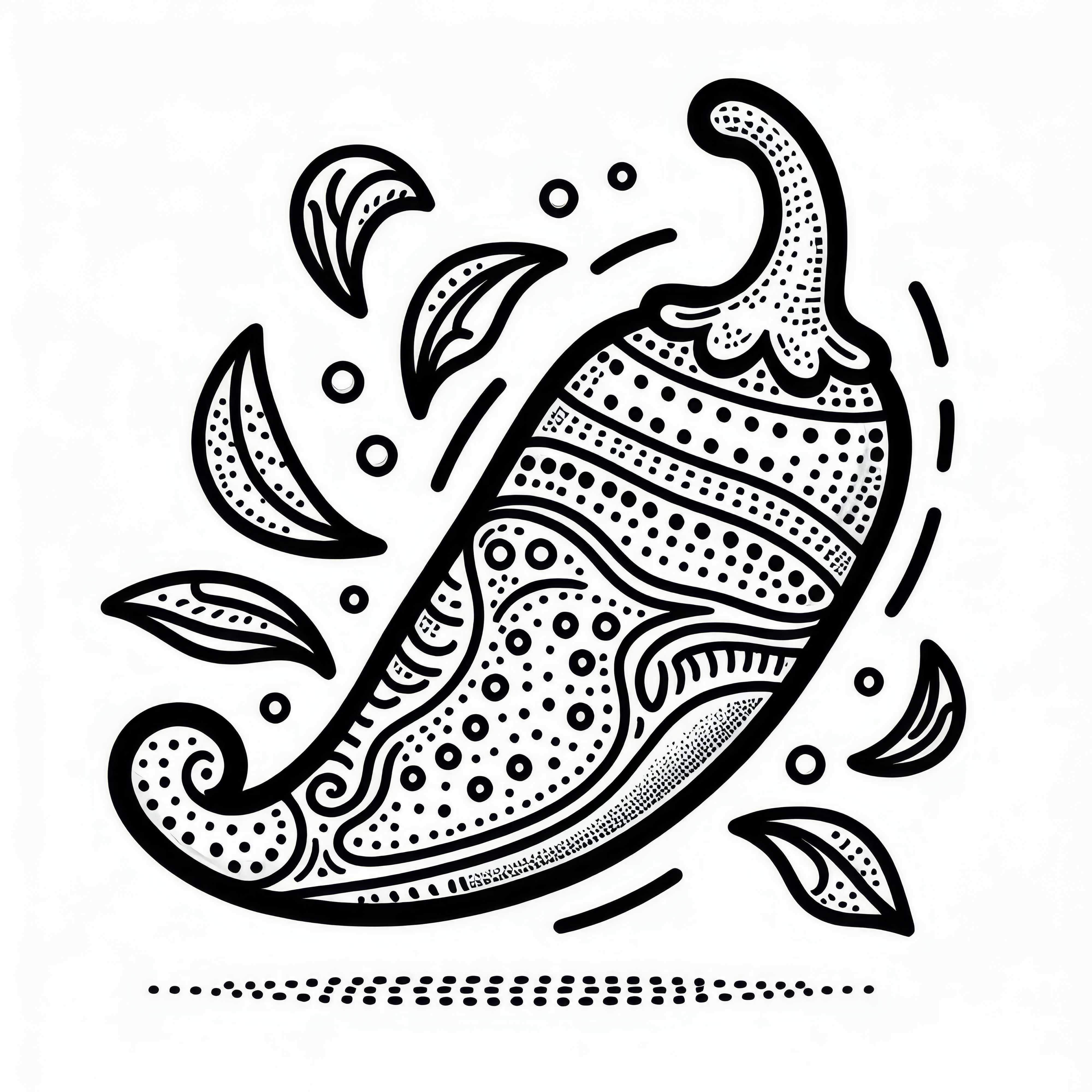 Mod&egrave;le de coloriage Chili gratuit &agrave; imprimer et &agrave; colorier