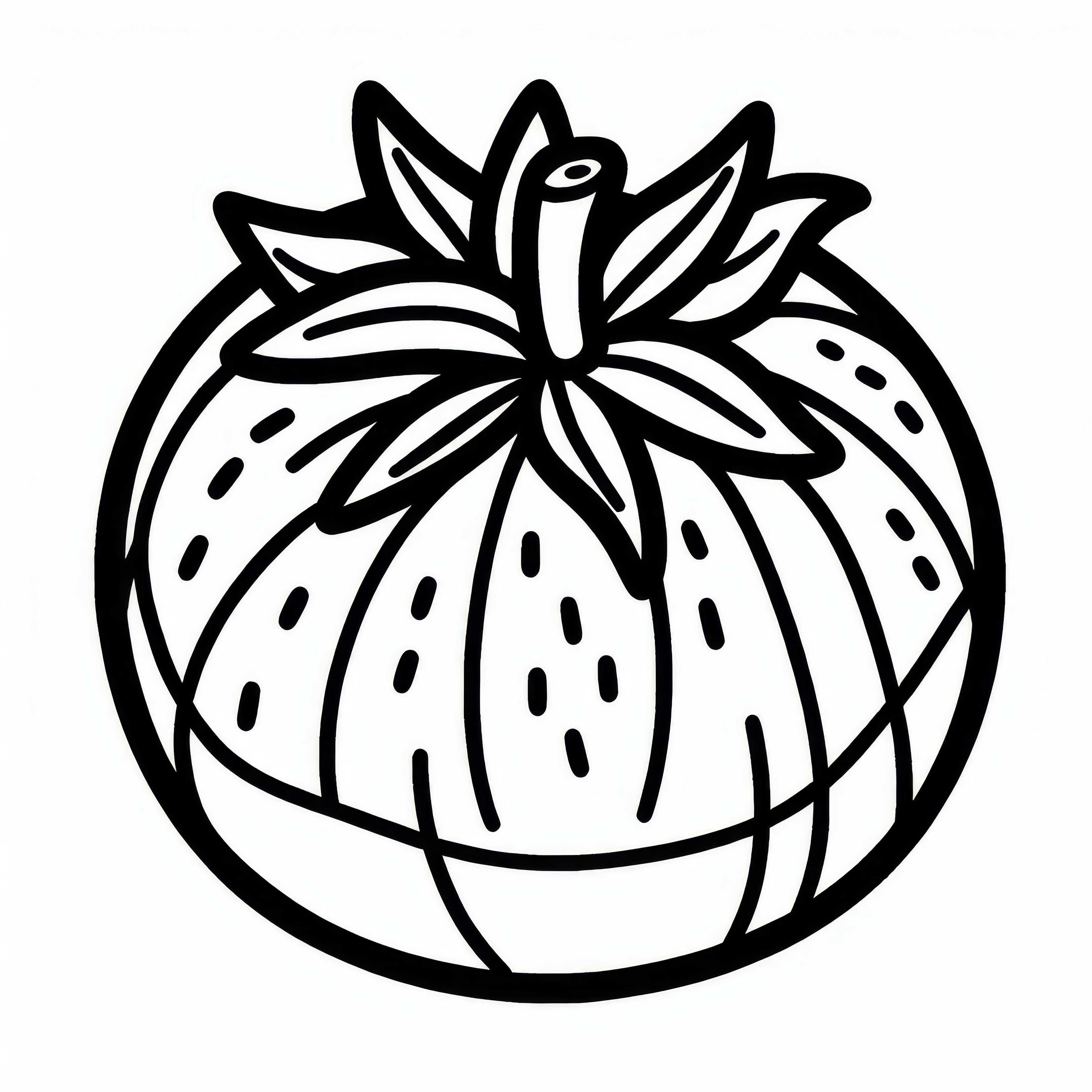 Image &agrave; colorier tomate gratuit