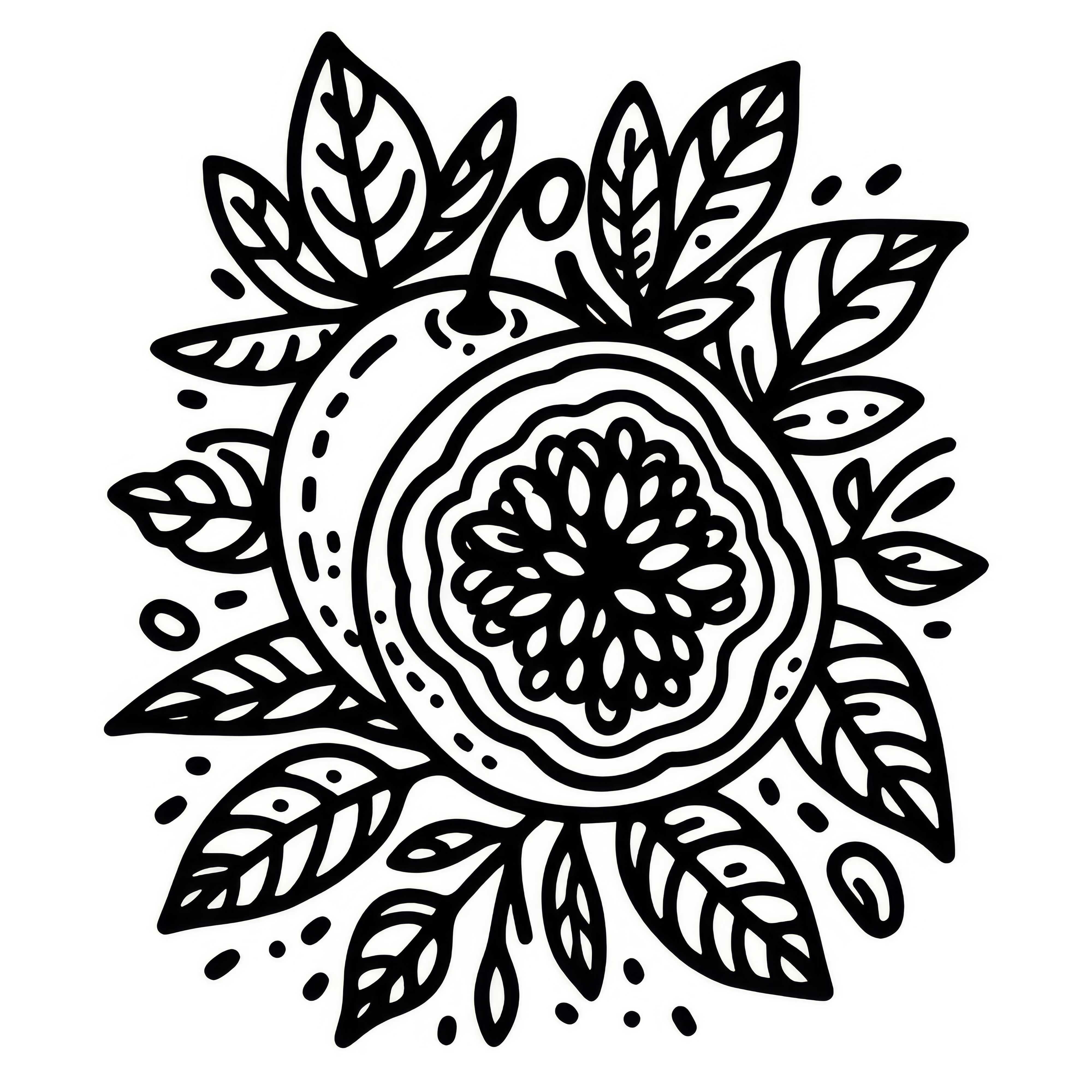 Fruit de la passion dans des plats sal&eacute;s &ndash; Dessin &agrave; colorier gratuit