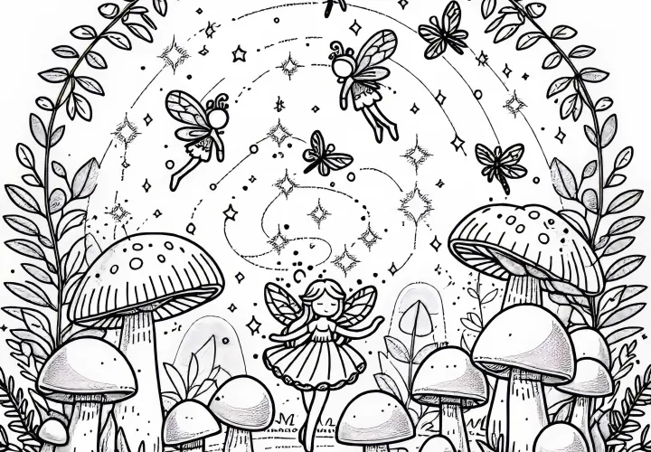 Svetloba vil z ognjenimi mušicami: Vilinske plesne vrisanke brezplačno