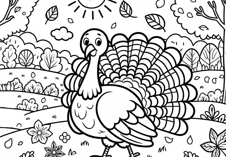 Morky beháňa cez jesenno pole so suchým lístím – bezplatná omaľovánka Morky beháňa cez jesenno pole so suchým lístím – bezplatná omaľovánka