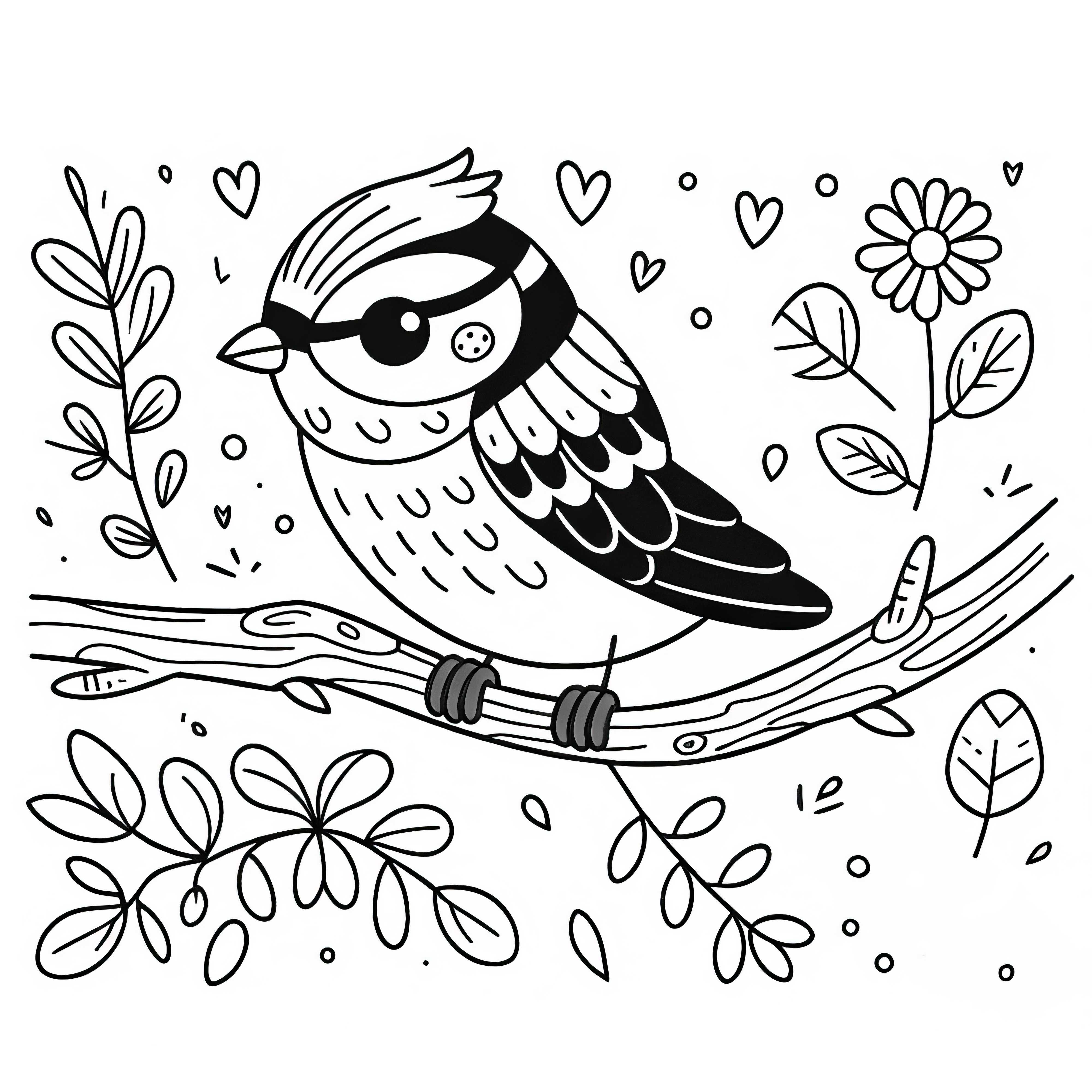 Barvna slika ptice modre sinice Evropa Brezplačno