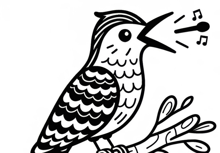 Кукушка птица Европа раскраска бесплатно