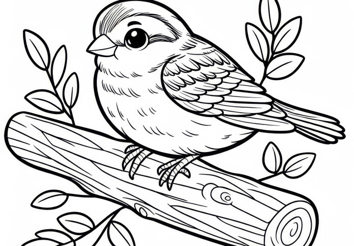 Markspurv Vogel Europa Maleblankett Gratis Nedlastning og Fargelegging