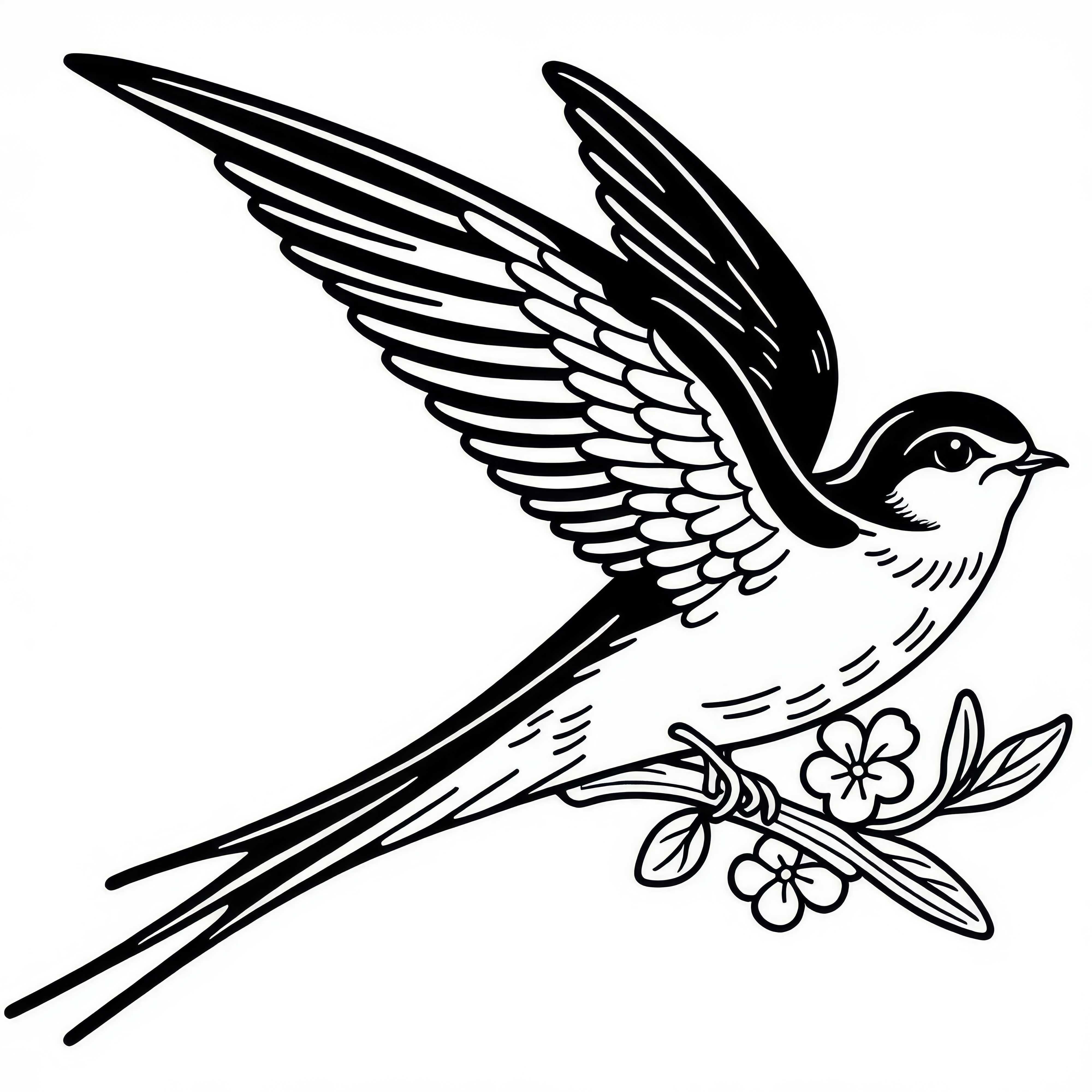 Mauersegler lind Euroopa värvimisleht tasuta Mureluvi lind Euroopa värvimisleht tasuta