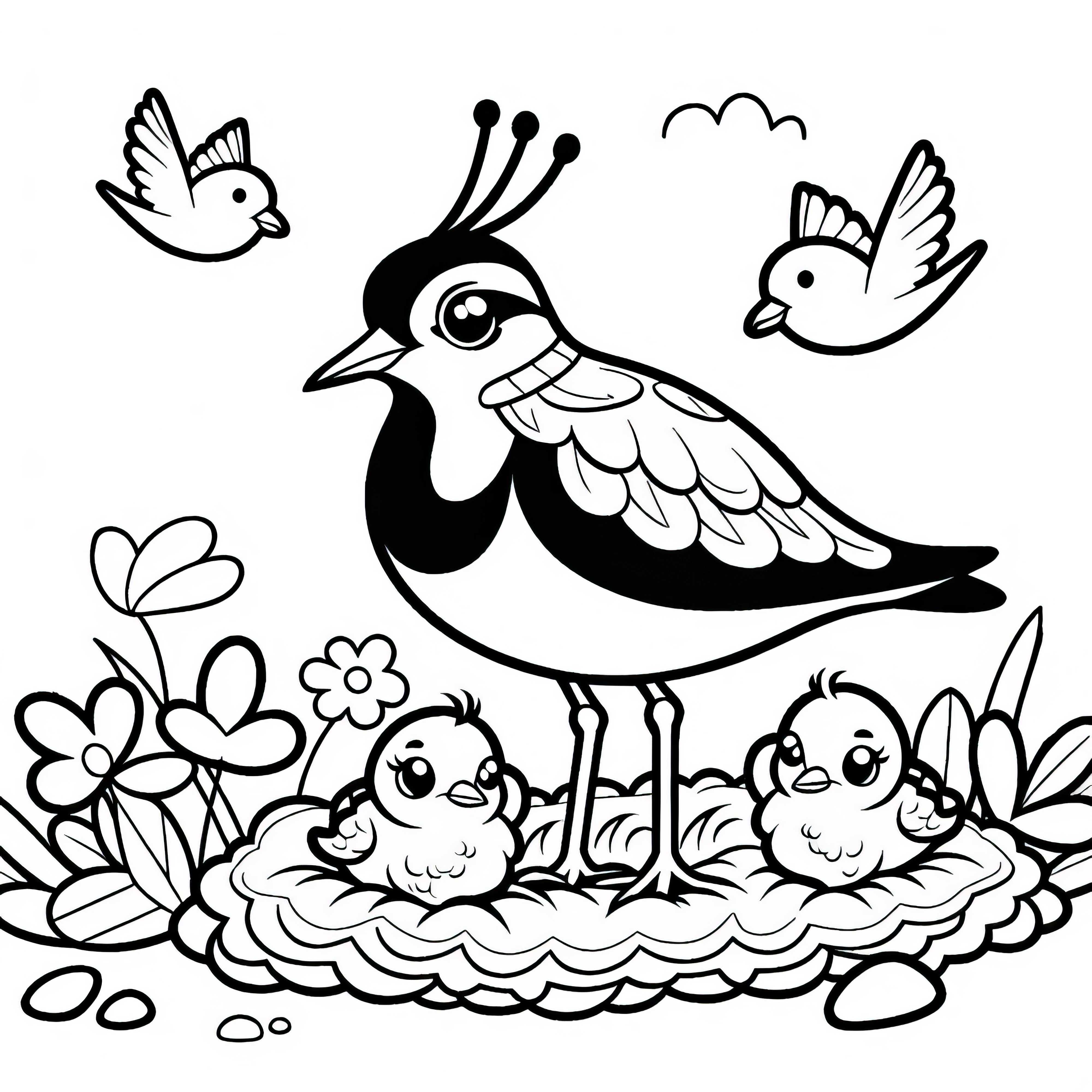 Gratuit coloriage de l'oiseau épervier d'Europe Oiseau échassaier Europe coloriage gratuit