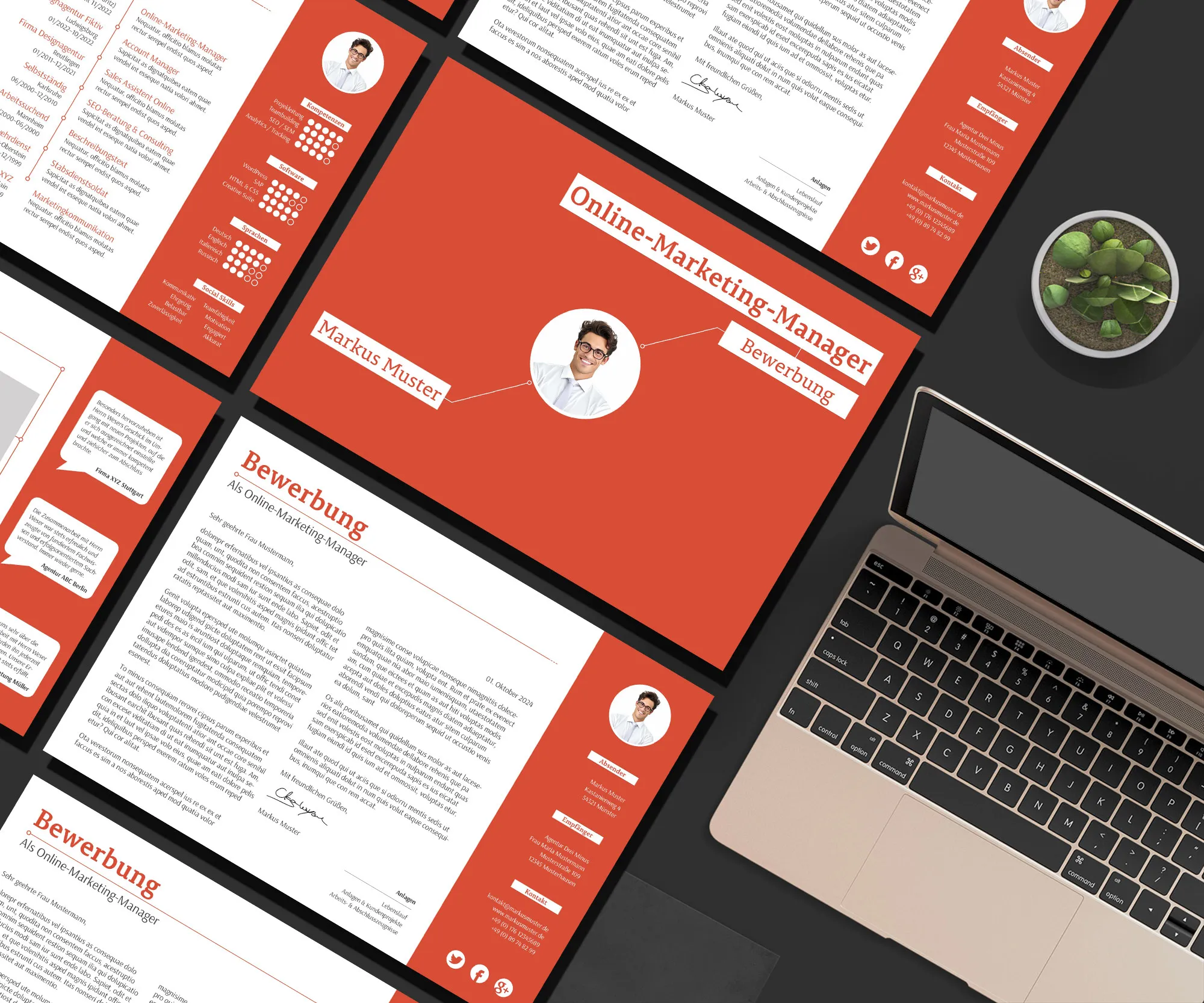 Application as a psychologist: Template for cover letter and resume available for download