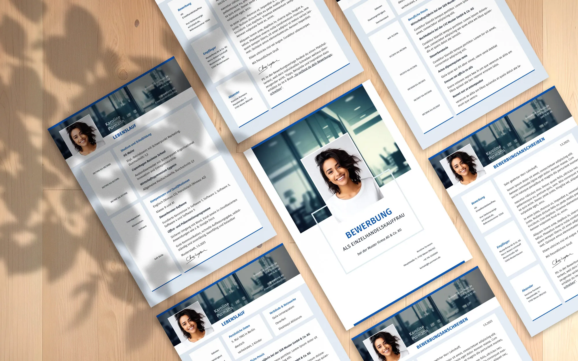 Application as psychologist: Template for cover letter and CV