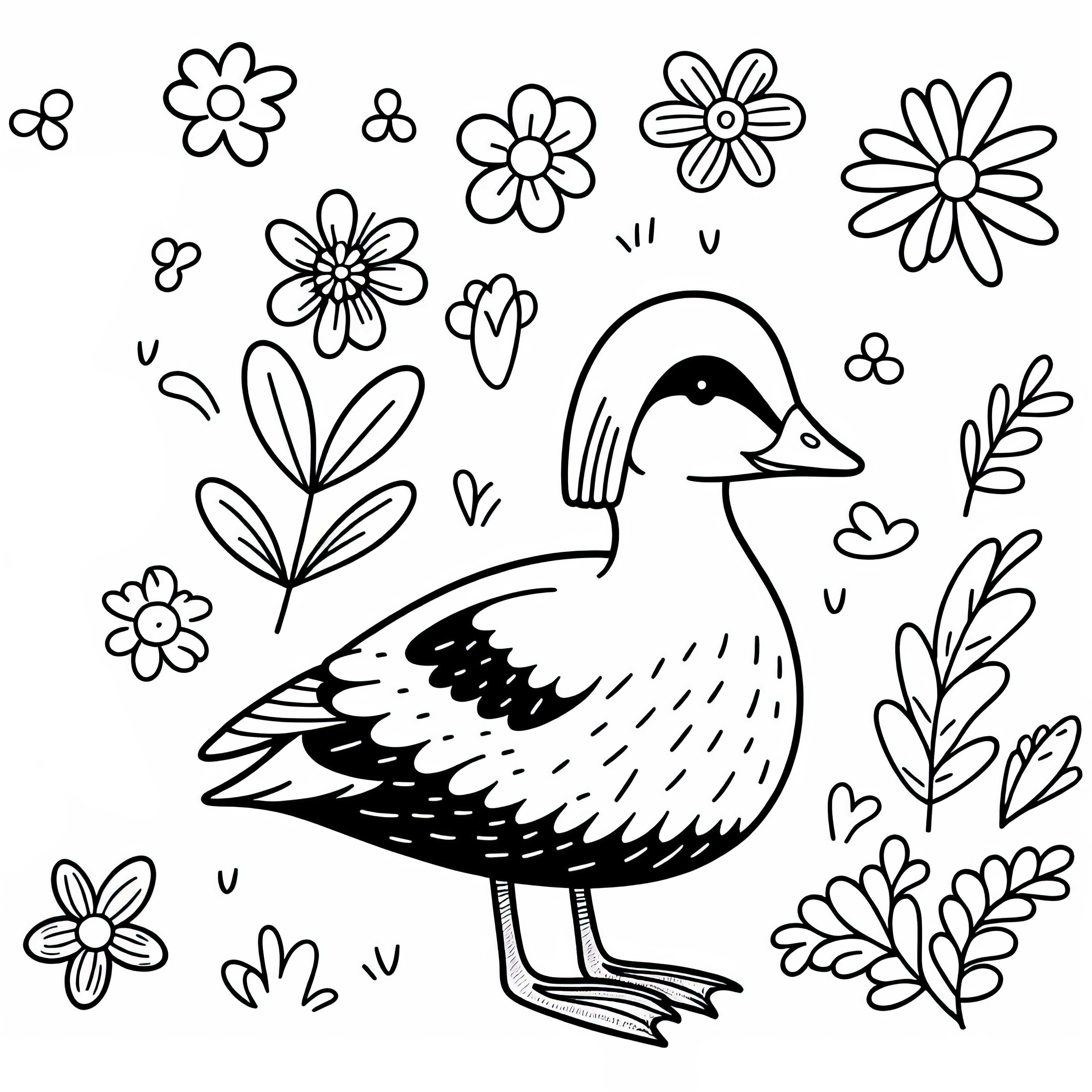 Eider du Nord – Oiseau en Europe – Dessin à colorier gratuit Eider canard – Oiseau en Europe – Image à colorier gratuite