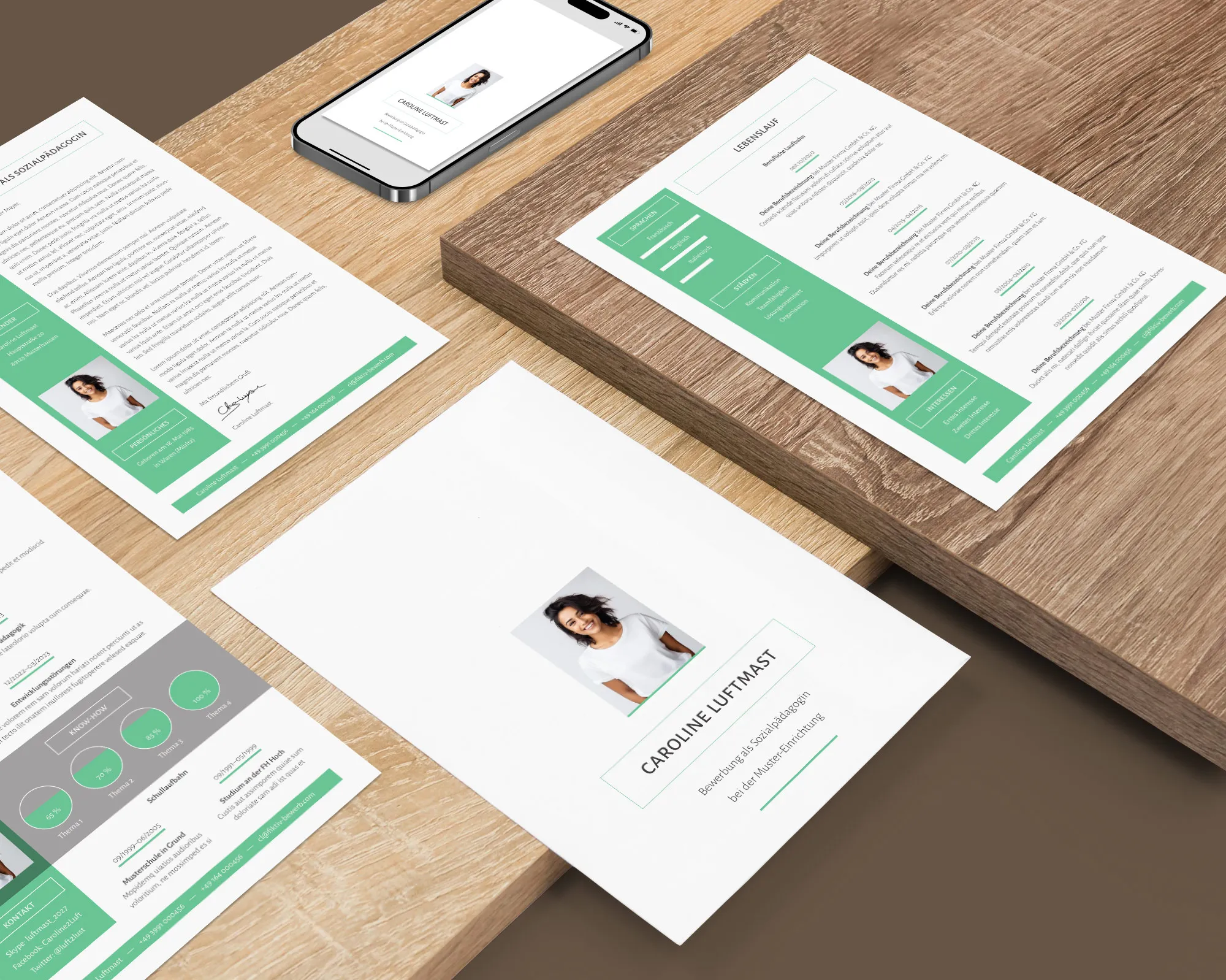 Application as quality manager: Template for cover letter and resume for download