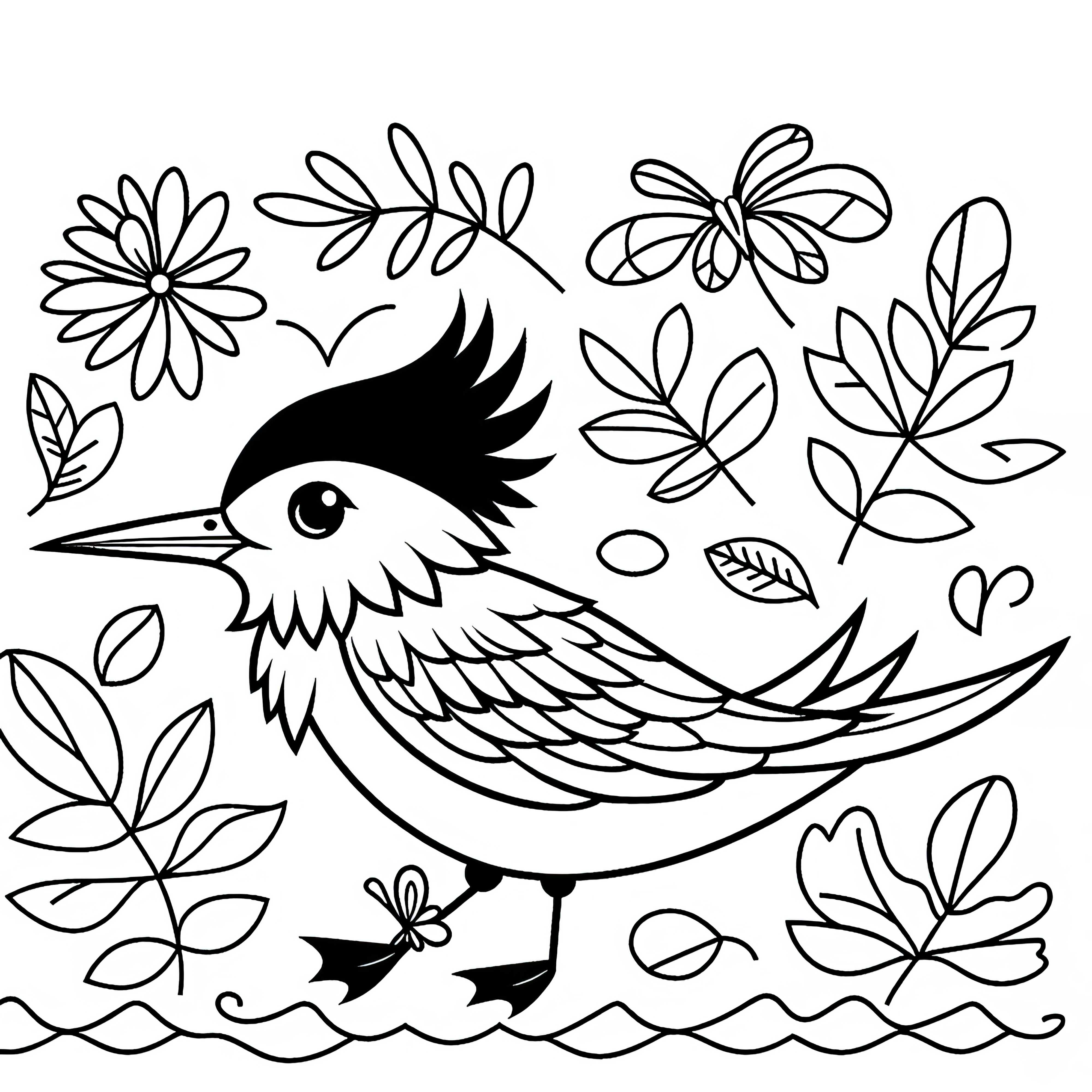 Seabirds and Crested Tern Birds in Australia and Oceania – Free Coloring Page Terns and Crested Tern Birds in Australia and Oceania - Coloring Page Free