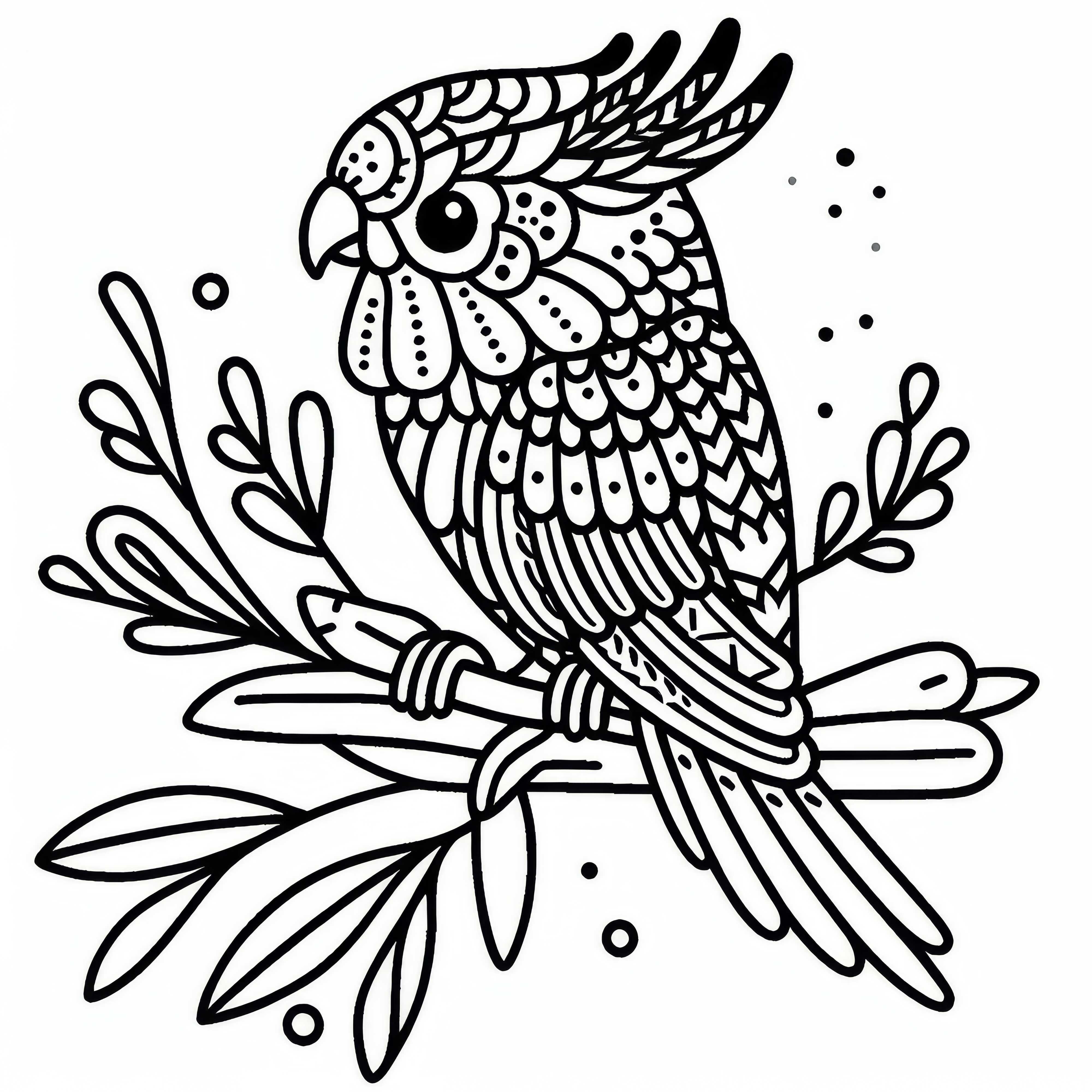 Crimson Rosella: Free downloadable coloring page of a Crimson Rosella bird from Australia and Oceania Crimson Rosella: Download a coloring page of a Crimson Rosella bird from Australia and Oceania for free