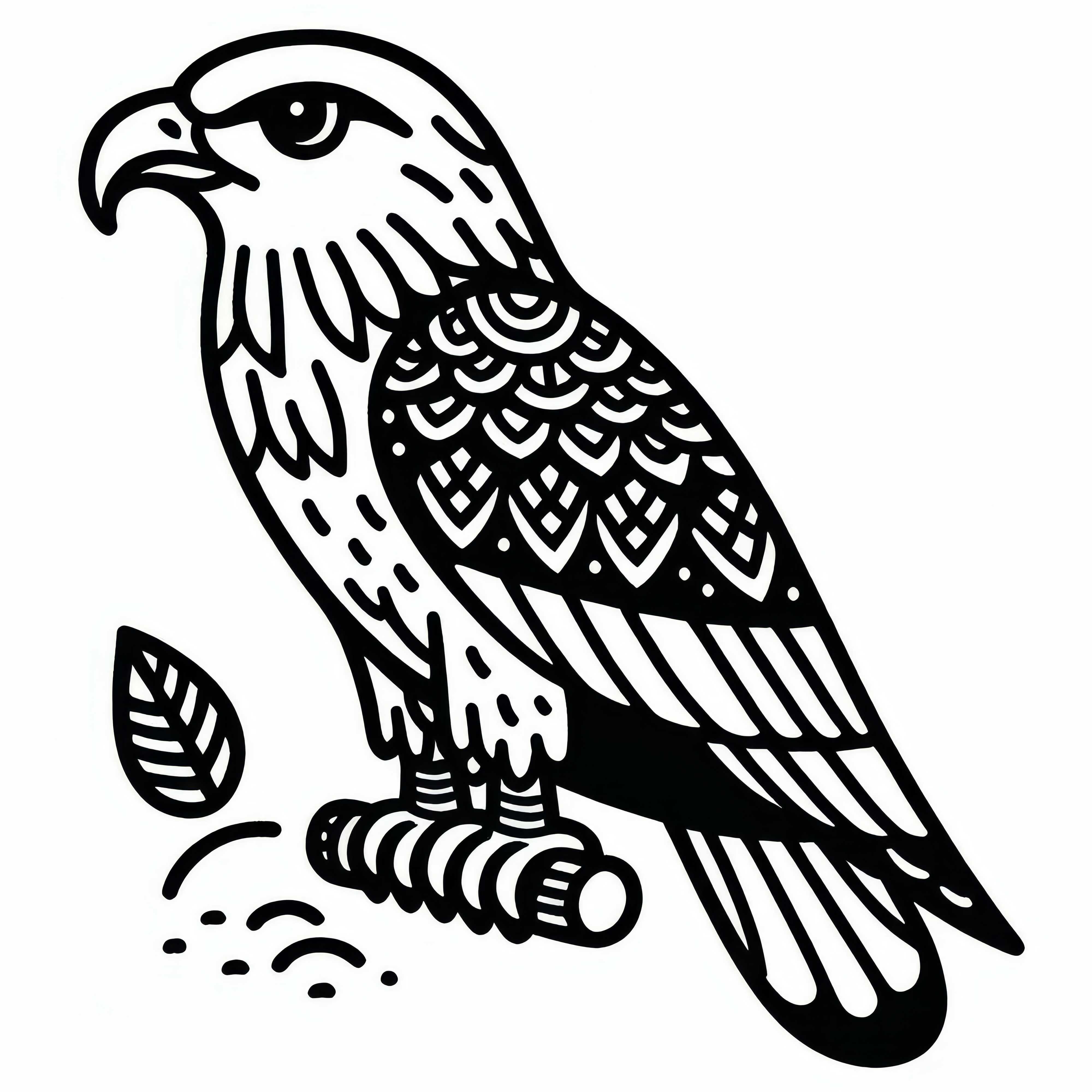 Brahminy Kite: Brahminy Kite Bird in Asia - Free Coloring Page Brahminy Kite: Brahminy Kite Bird in Asia - Free Coloring Page