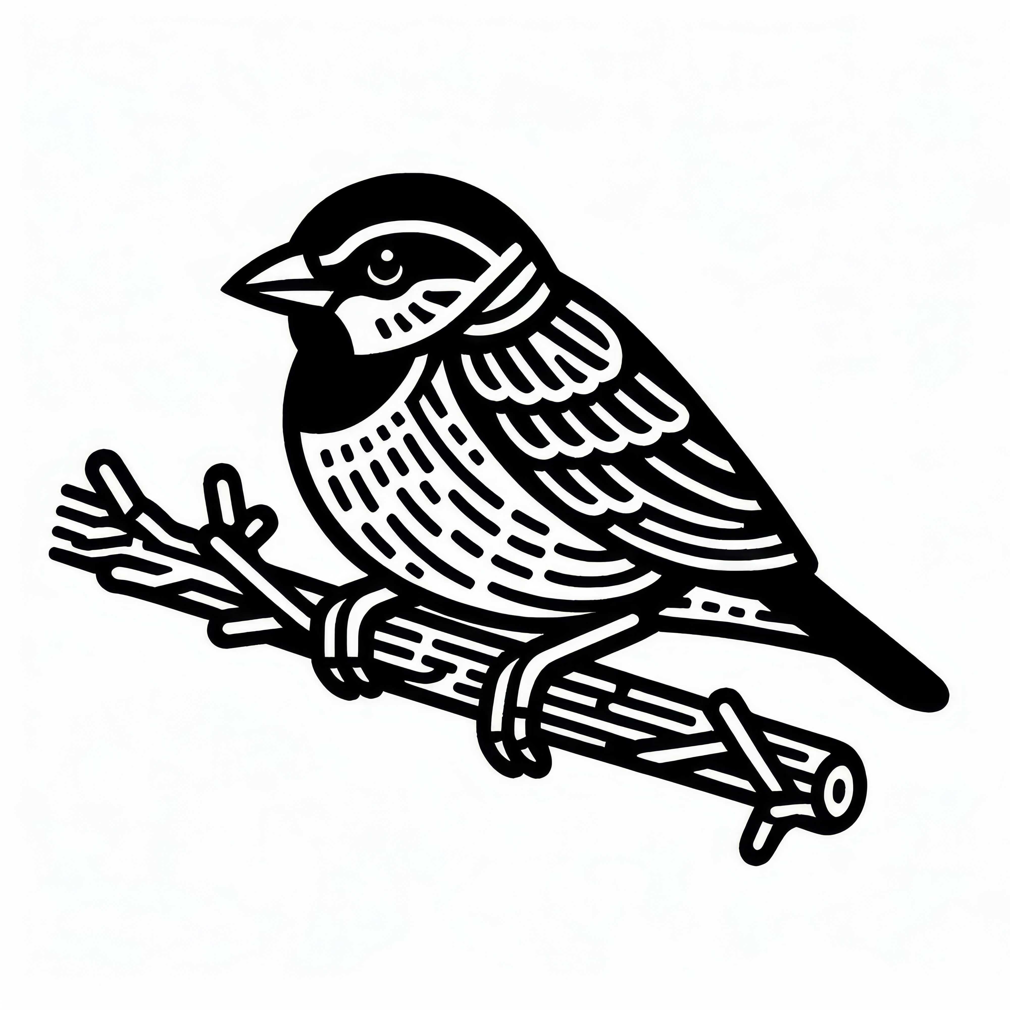 Desenho para colorir do tecelão para crianças Desenho para colorir do pássaro tecelão para crianças