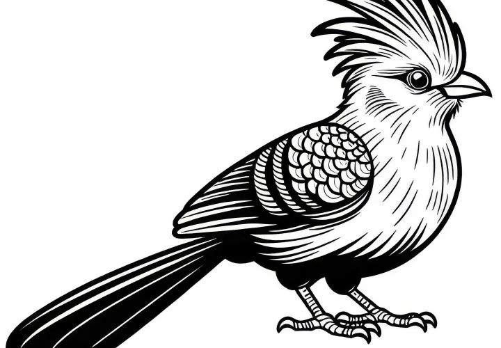 Turako Knysna Turaco ptica Afrika pobarvanka brezplačno