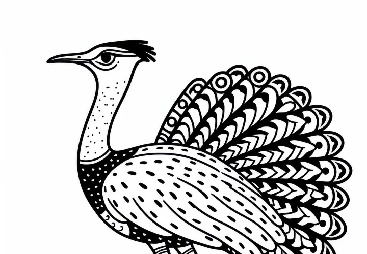 Veliki travnjak: Kori-škrjanec v Afriki kot barvna slika