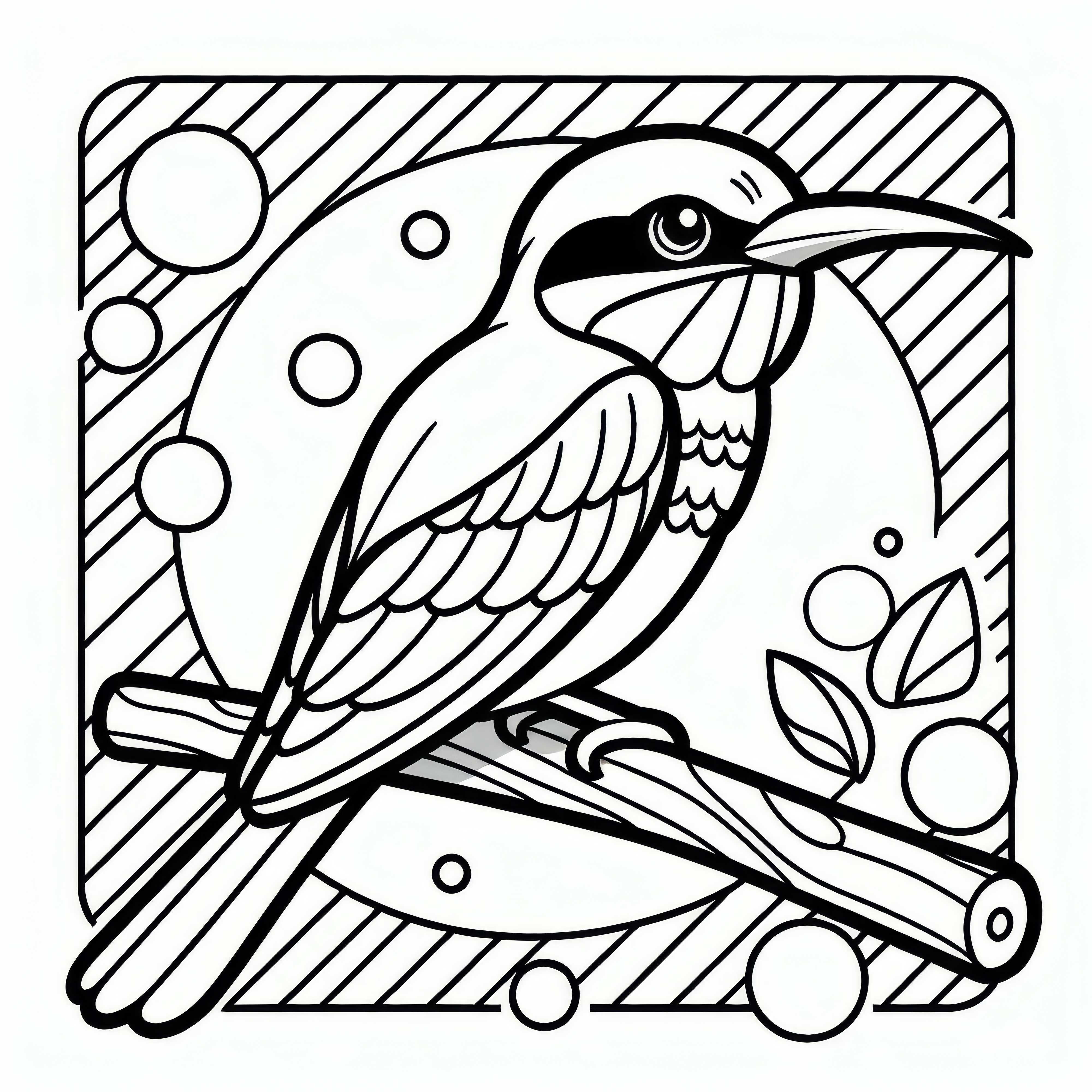 Abelhas comedoras &ndash; Irid&oacute;neo carmesim do sul &ndash; P&aacute;ssaro da &Aacute;frica &ndash; Desenho para colorir gr&aacute;tis