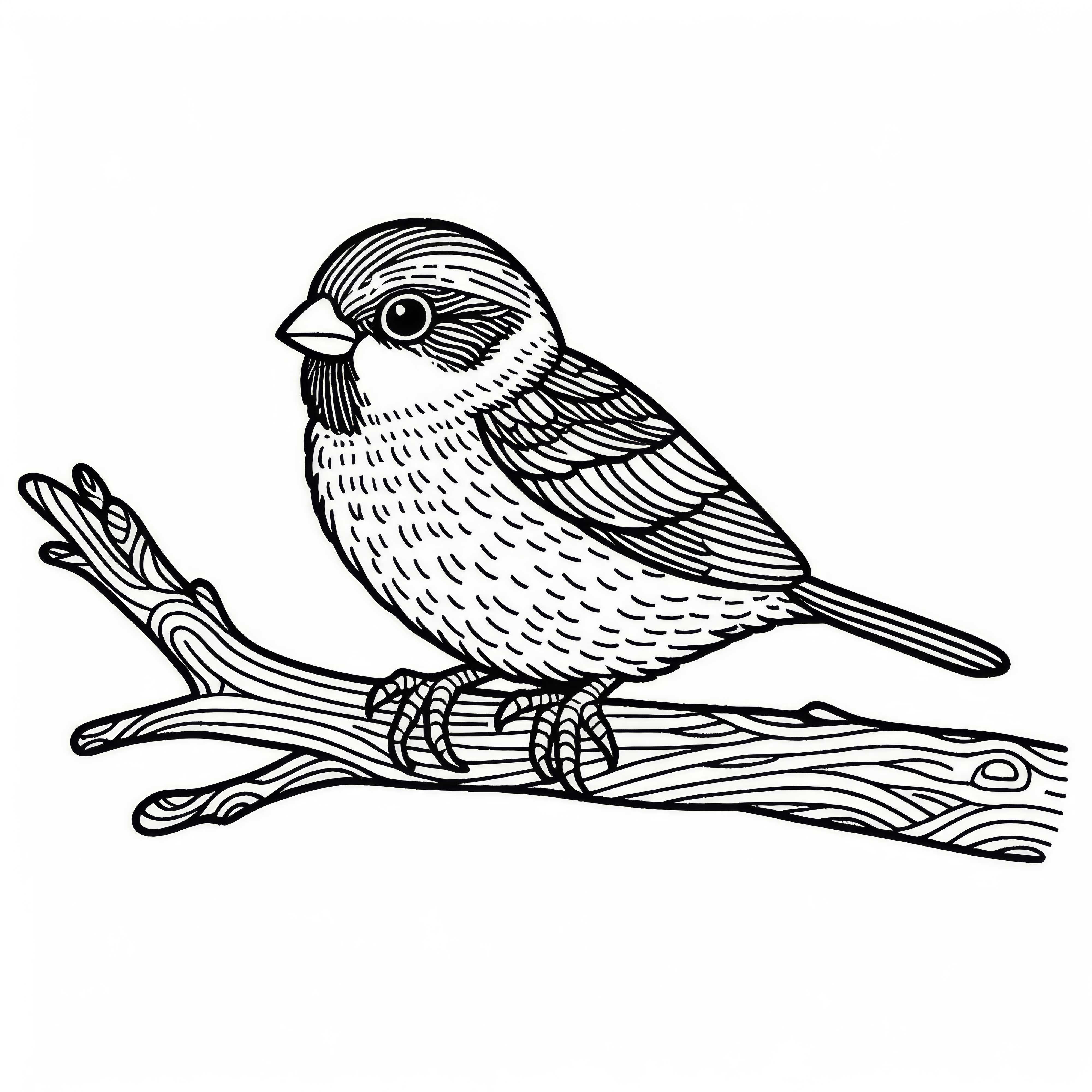 Kapsparv &ndash; Cape Sparrow fugl fra Afrika som malemal for gratis