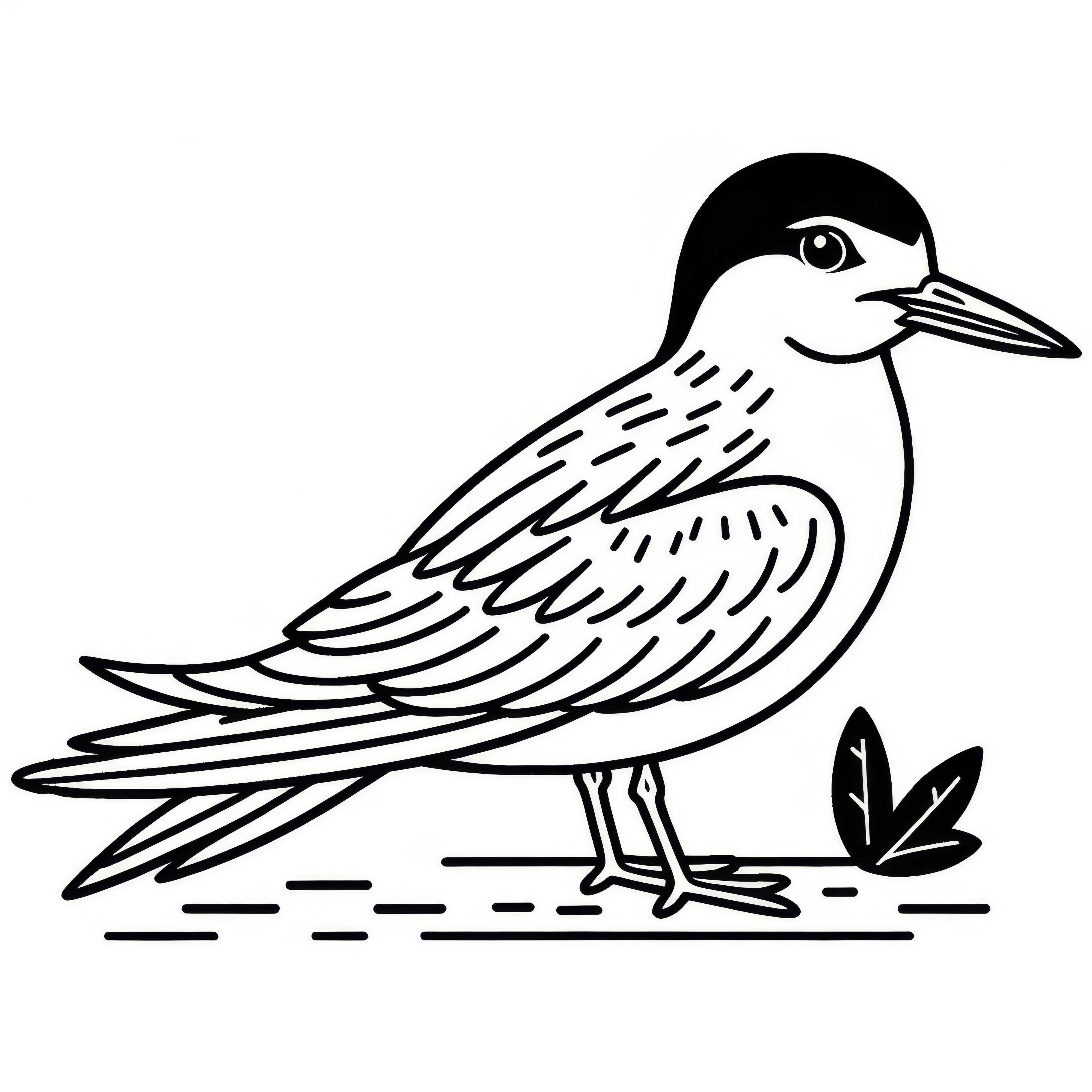 Bela krilna čaplja &ndash; barvna slika ptice iz Afrike za brezplačen prenos