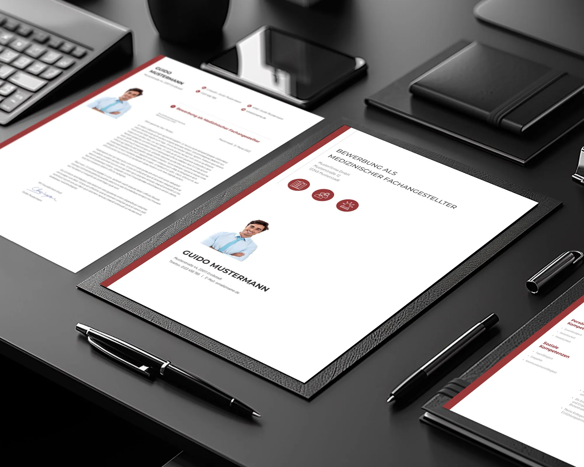 Application as a restaurant specialist: Template for cover letter and resume available for download.