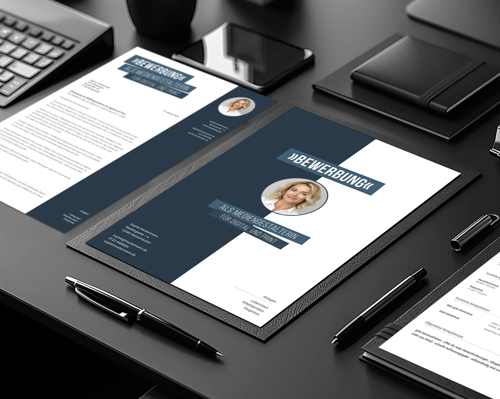 Application as a restaurant specialist: Template for cover letter and CV