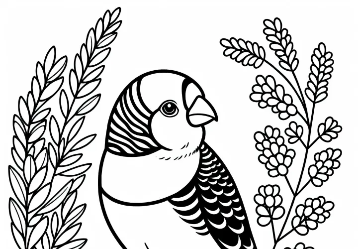 Ingyenes színezőképek Gouldamadinekról