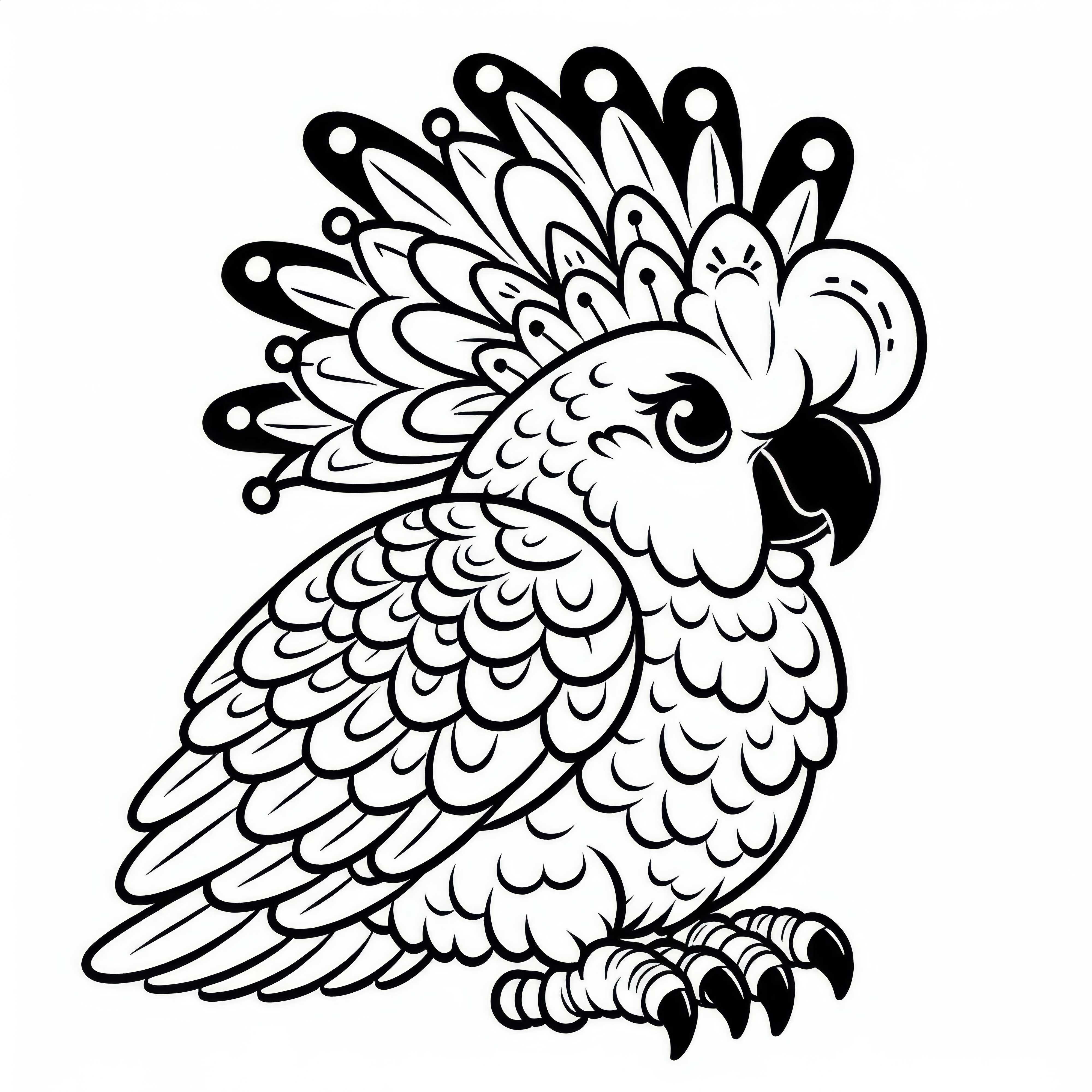 Desenho para colorir de periquitos gr&aacute;tis