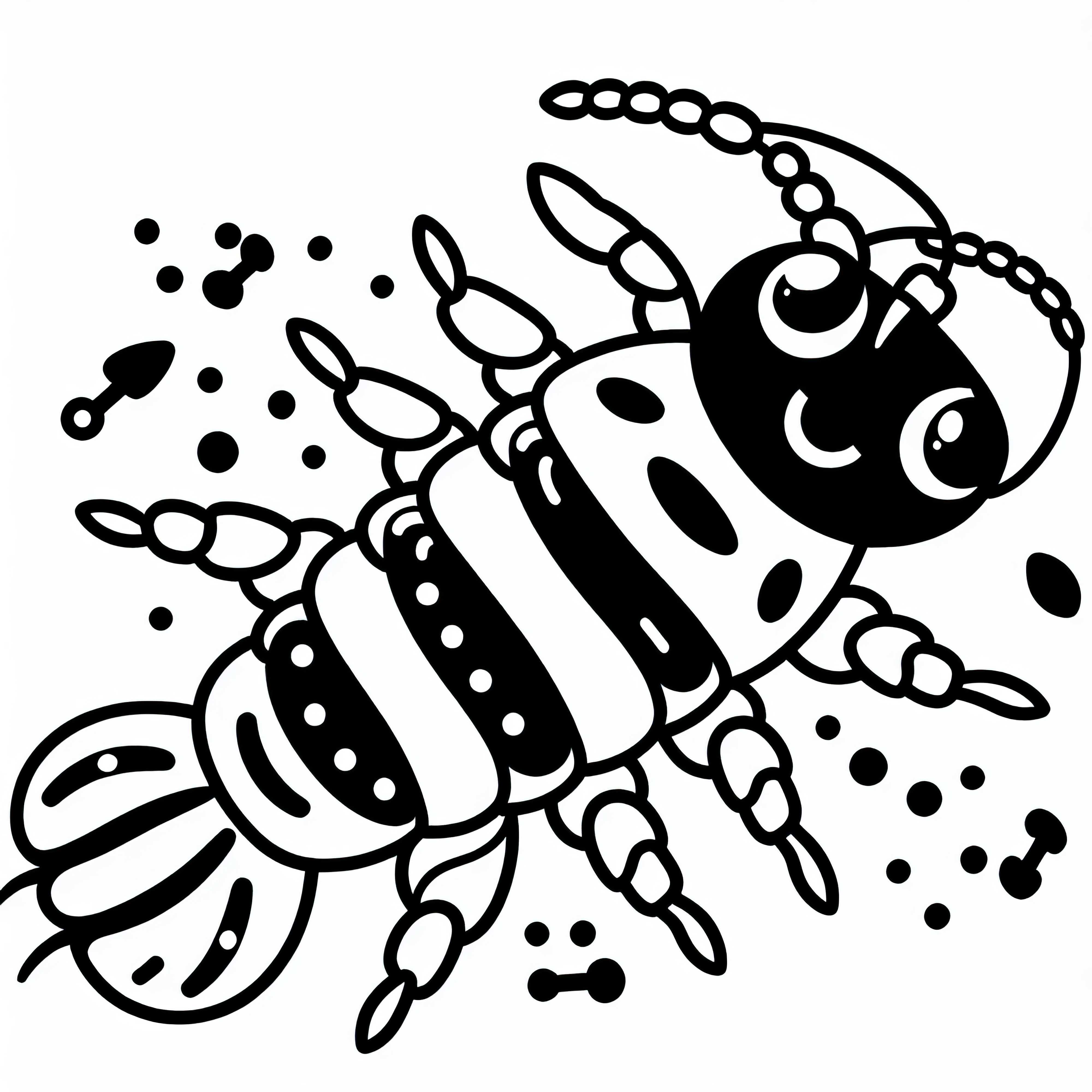 Simple Free Coloring Page of a Catchy Tune