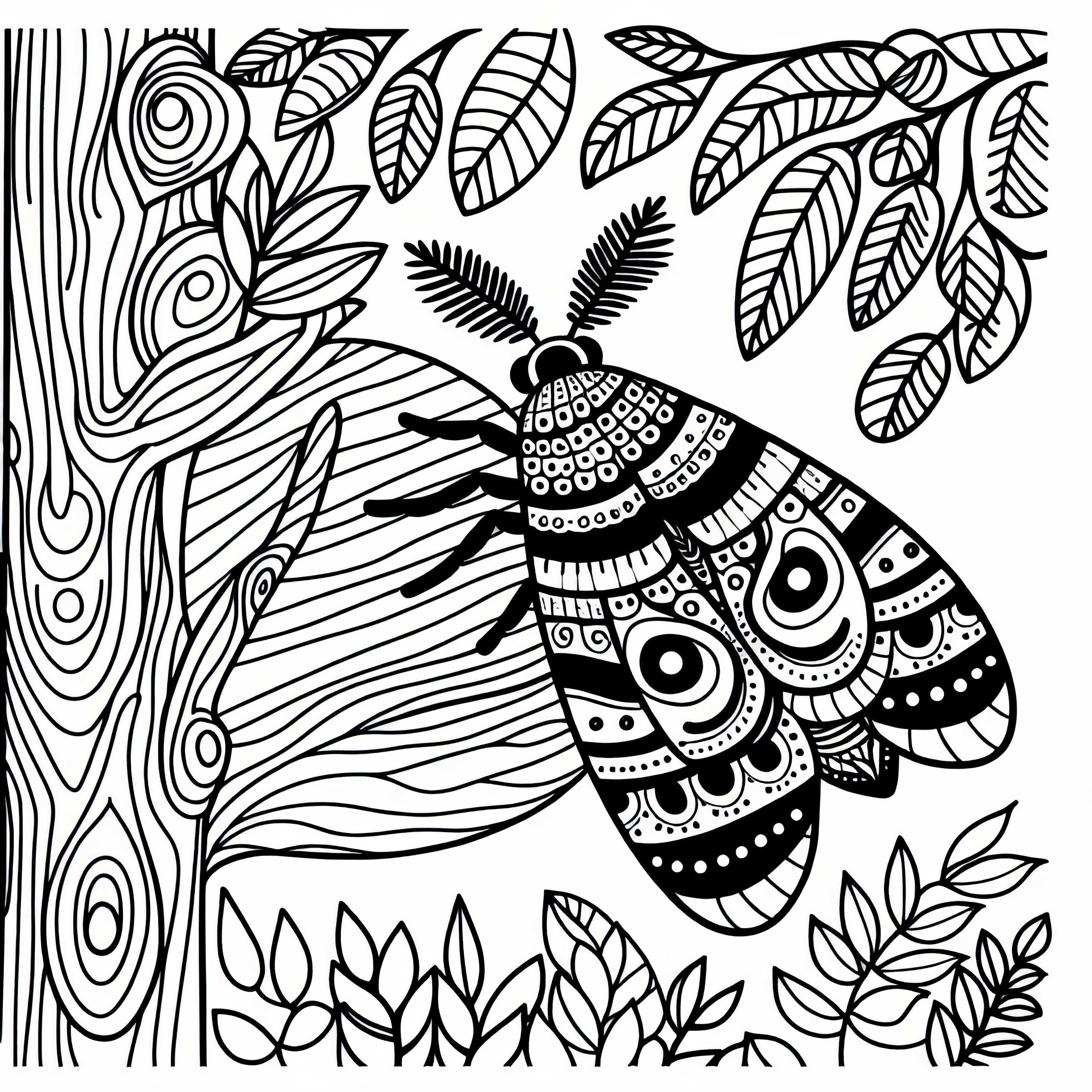 Fargeleggingsbilde av en m&oslash;ll &ndash; Last ned gratis