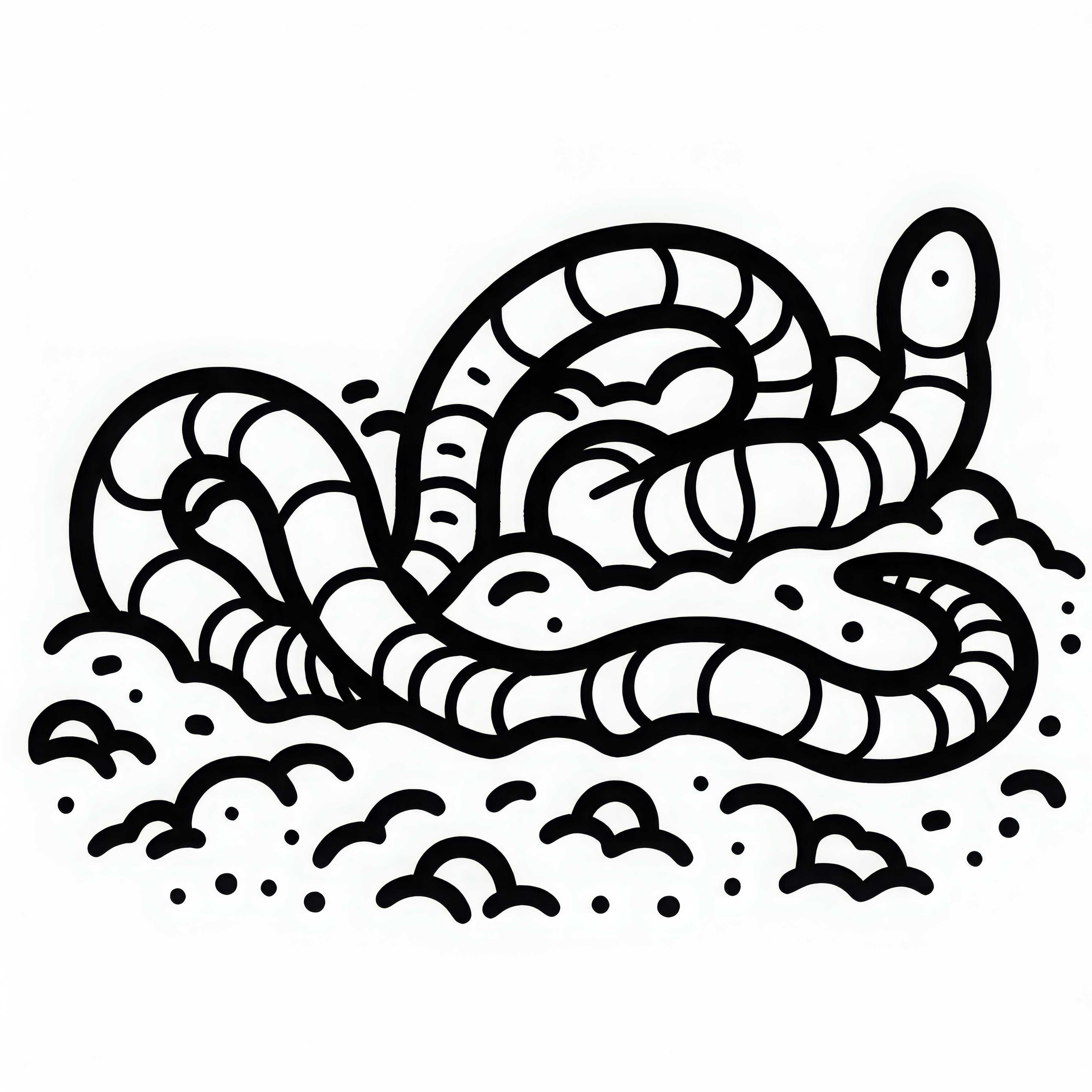 Slika deževnika za pobarvanje za prenos (brezplačno)