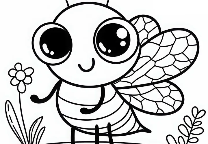 Fly Coloring Page for Download (Free)