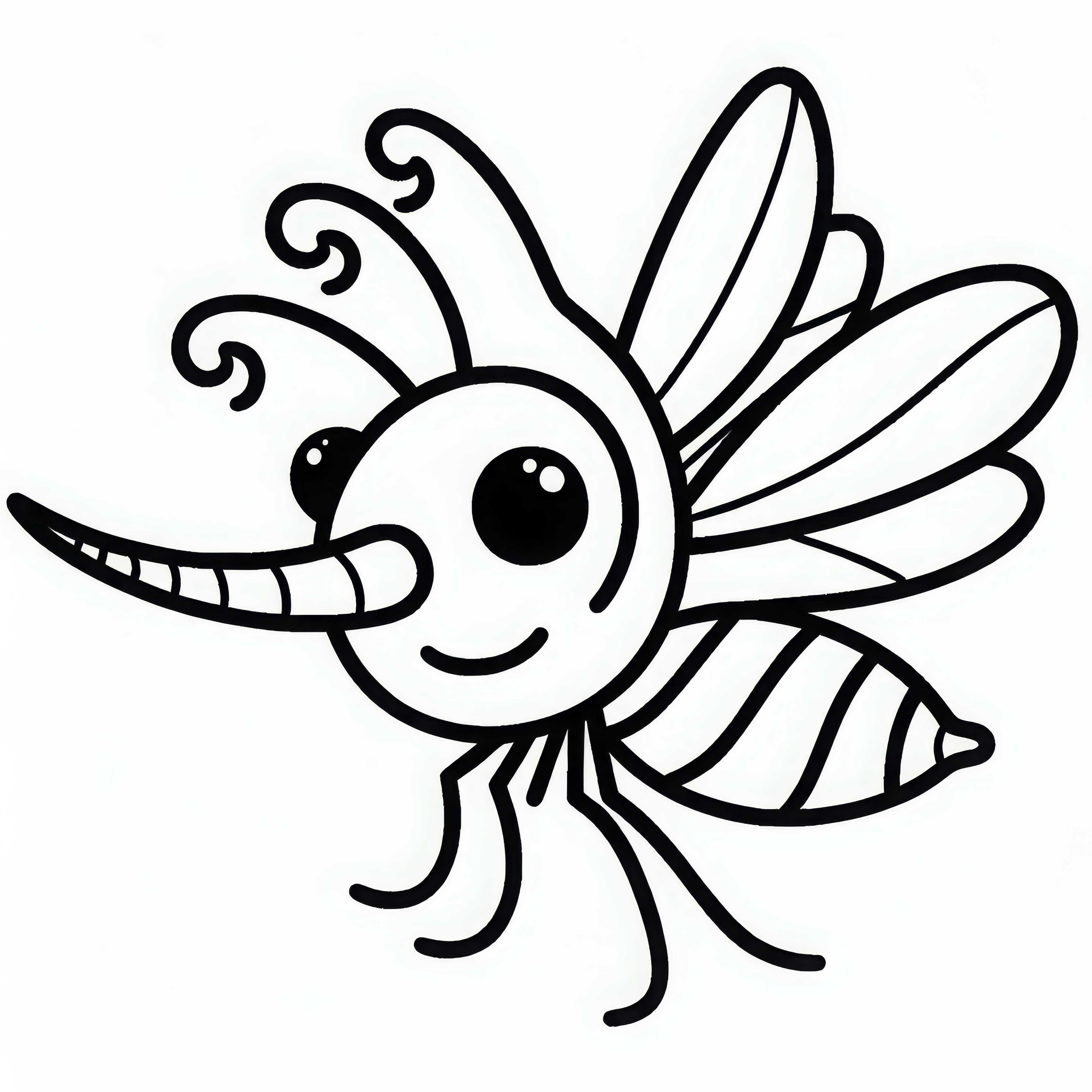 Малюнок комара для скачивания (Бесплатно)