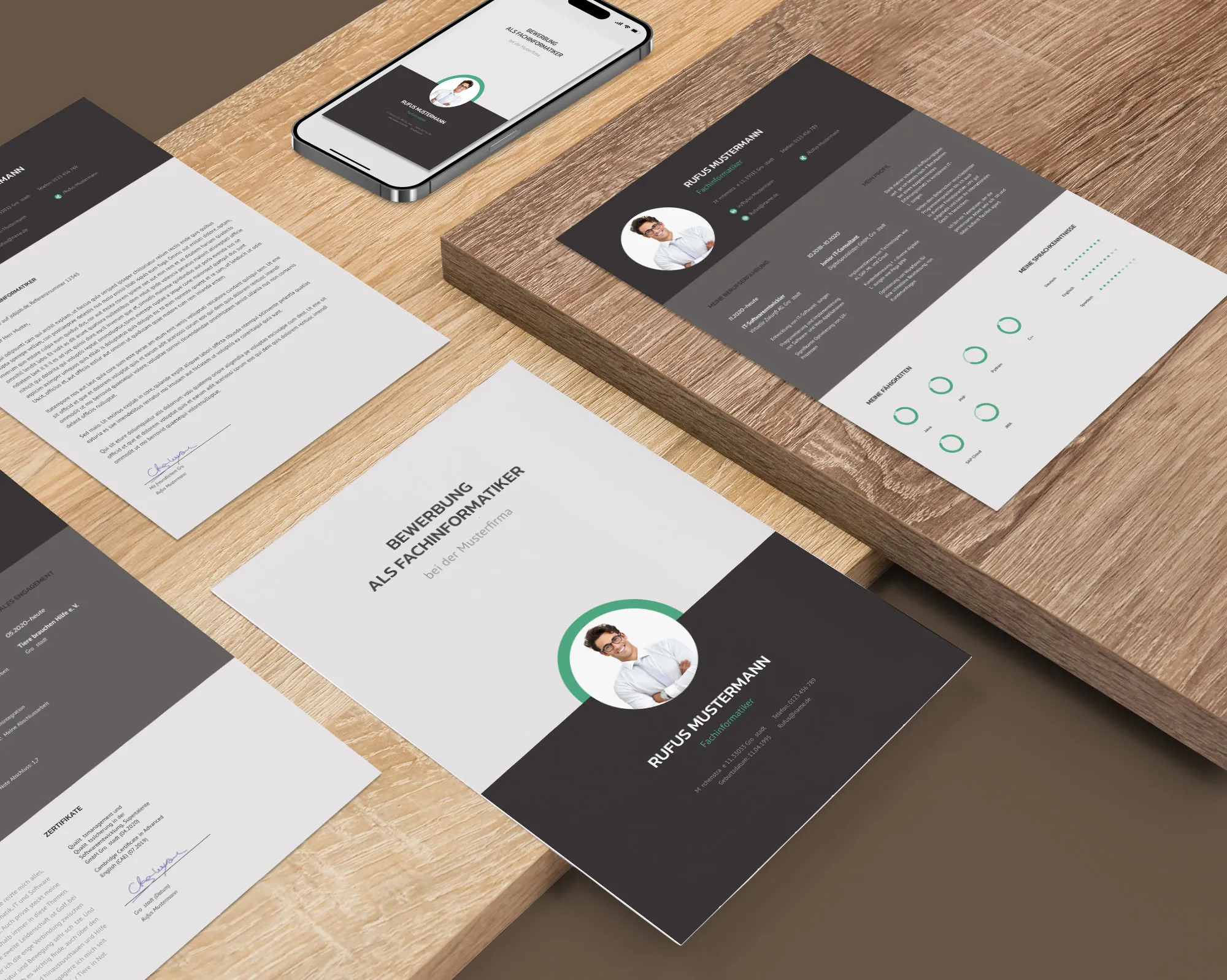 Application as a tailor: Sample for CV and cover letter