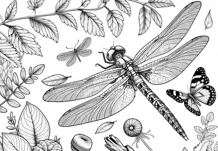 Раскраска сlibelle: детализированная для скачивания (бесплатно)