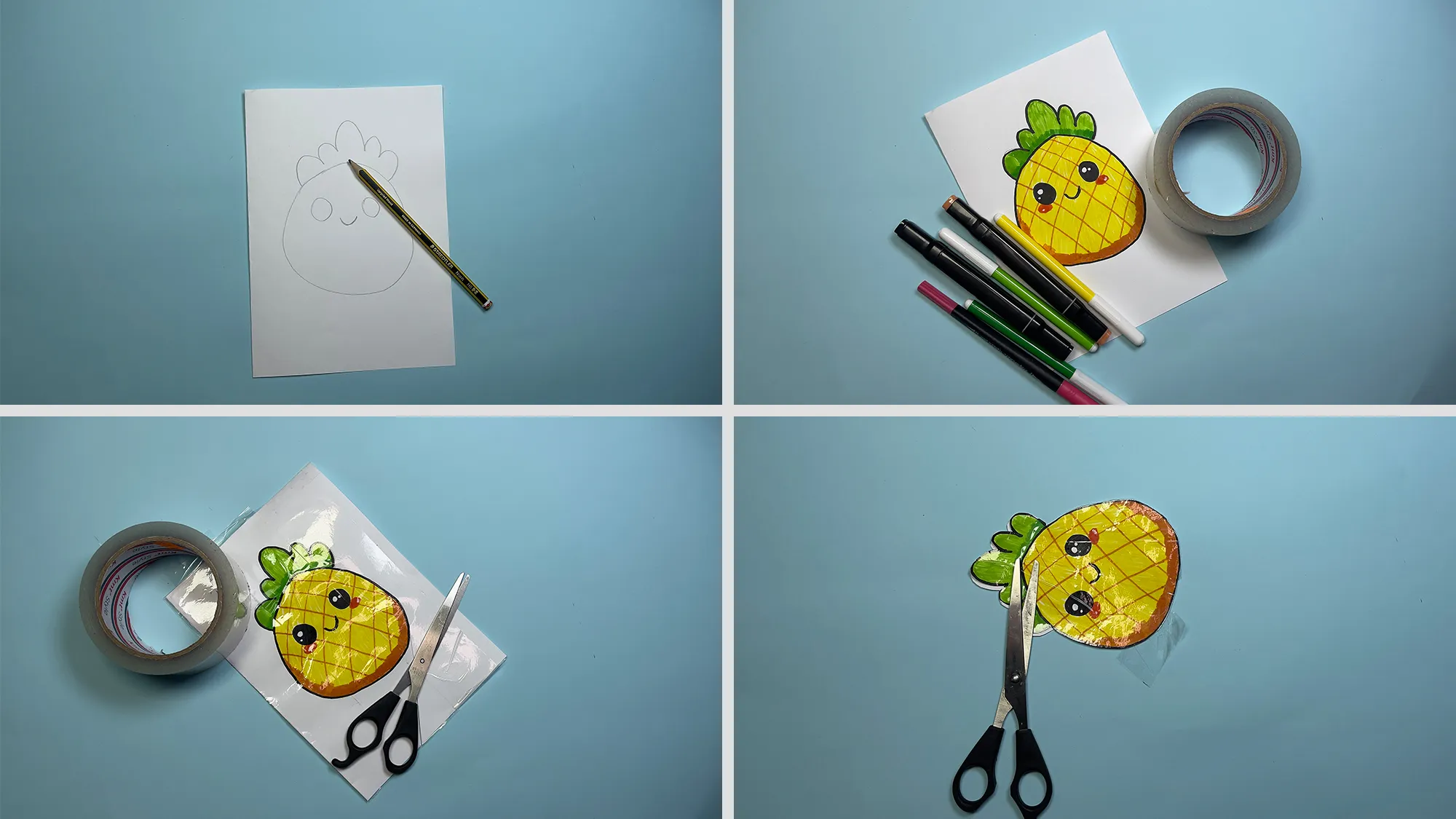 Ananas Paper Squishy: Schritt-für-Schritt-Anleitung mit Fotos und Kommentaren. Das Bild 2 Ananas Paper Squishy: Schritt-für-Schritt-Anleitung mit Fotos und Kommentaren. Das Bild 2
