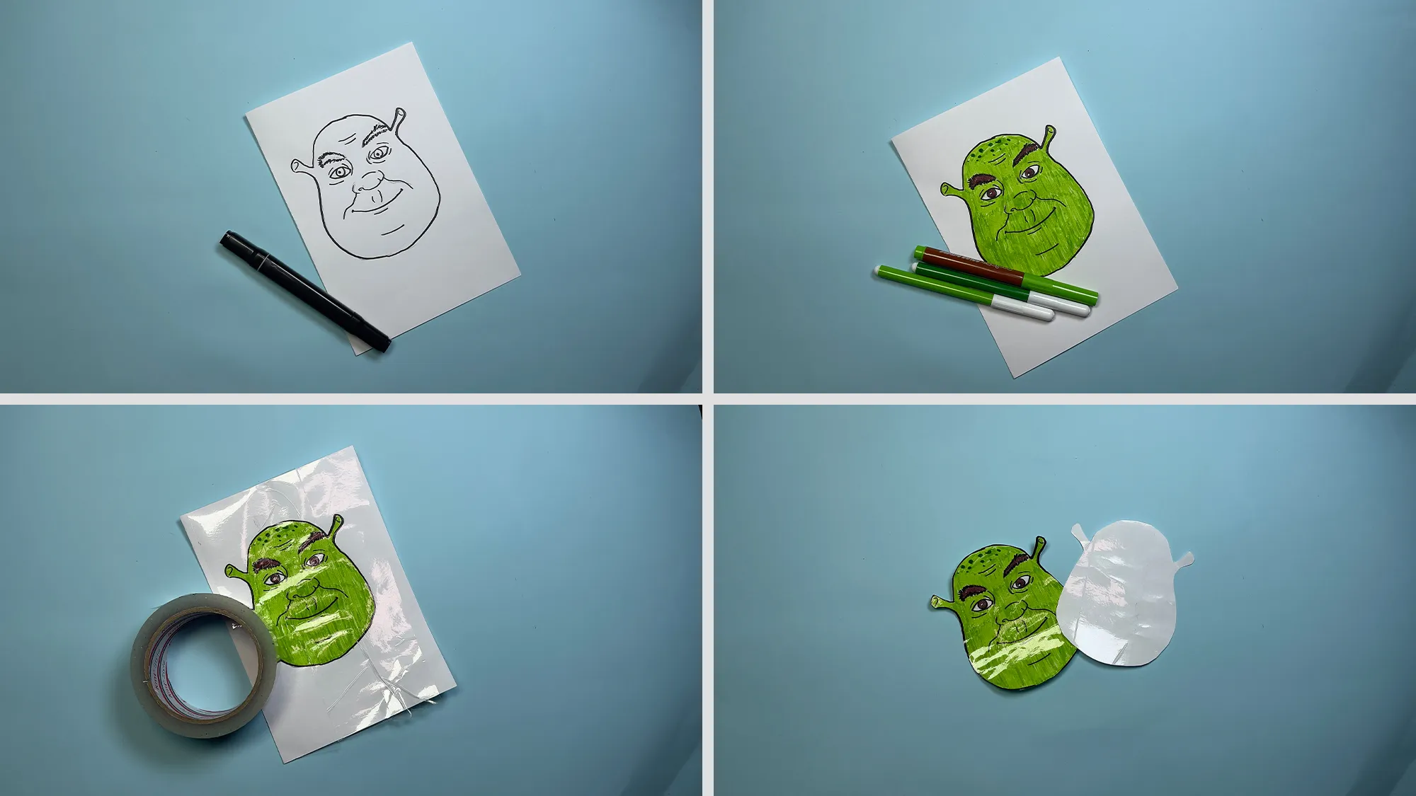 Shrek Paper Squishy: Schritt-für-Schritt-Anleitung mit Fotos und Kommentaren. Das Bild 2 Shrek Paper Squishy: Schritt-für-Schritt-Anleitung mit Fotos und Kommentaren. Das Bild 2