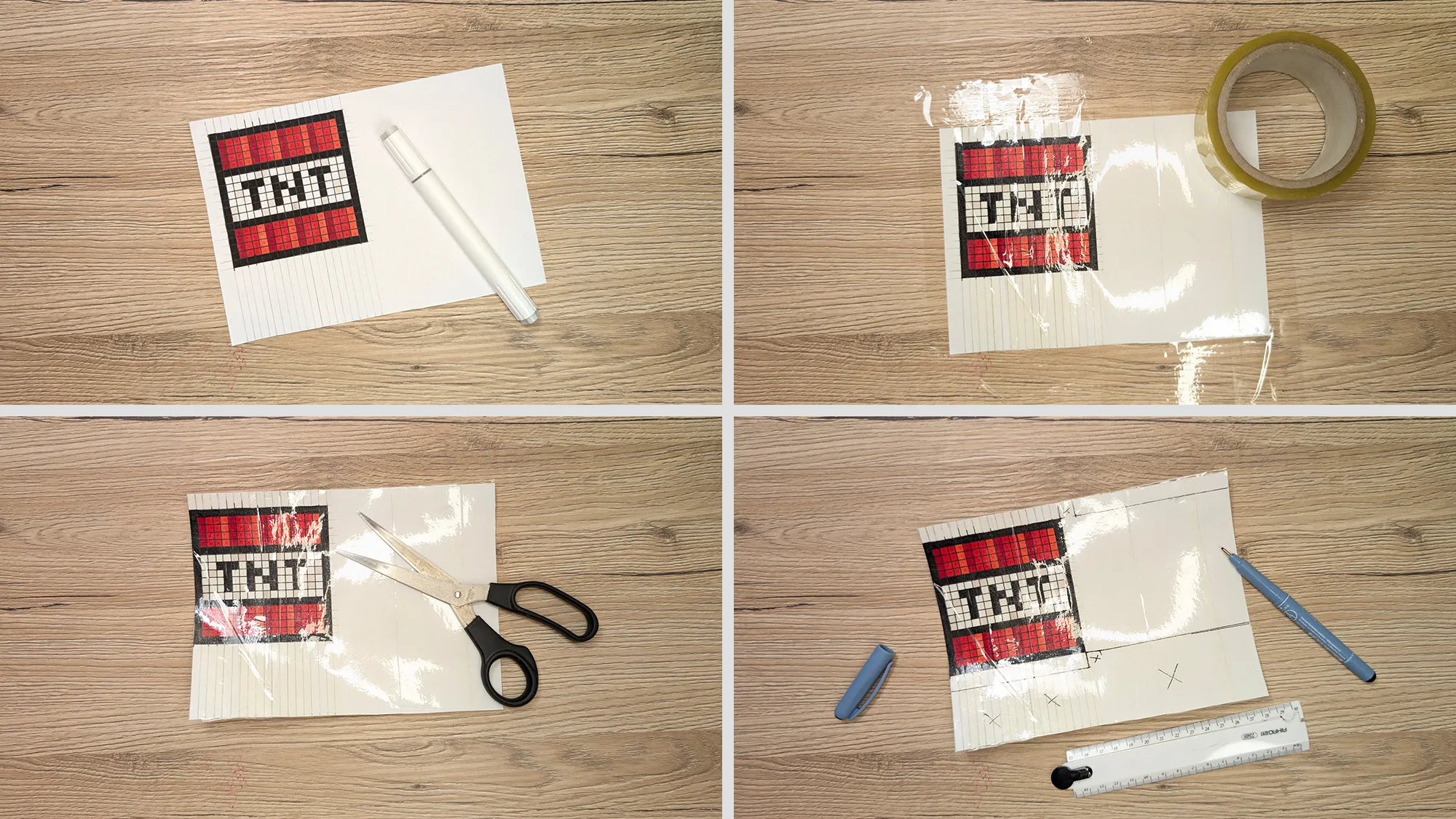 Minecraft TNT Paper Squishy: Schritt-für-Schritt-Anleitung mit Fotos und Kommentaren. Das Bild 3 Minecraft TNT Paper Squishy: Schritt-für-Schritt-Anleitung mit Fotos und Kommentaren. Das Bild 3