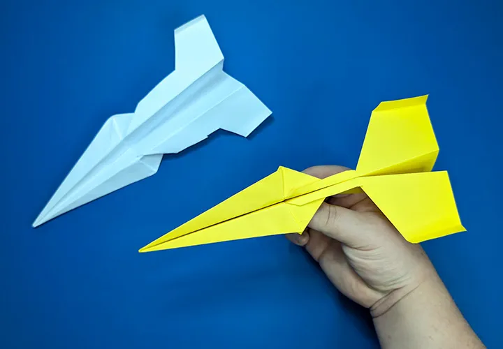 Origami lidmašīna: instrukcija ar fotoattēliem un video
