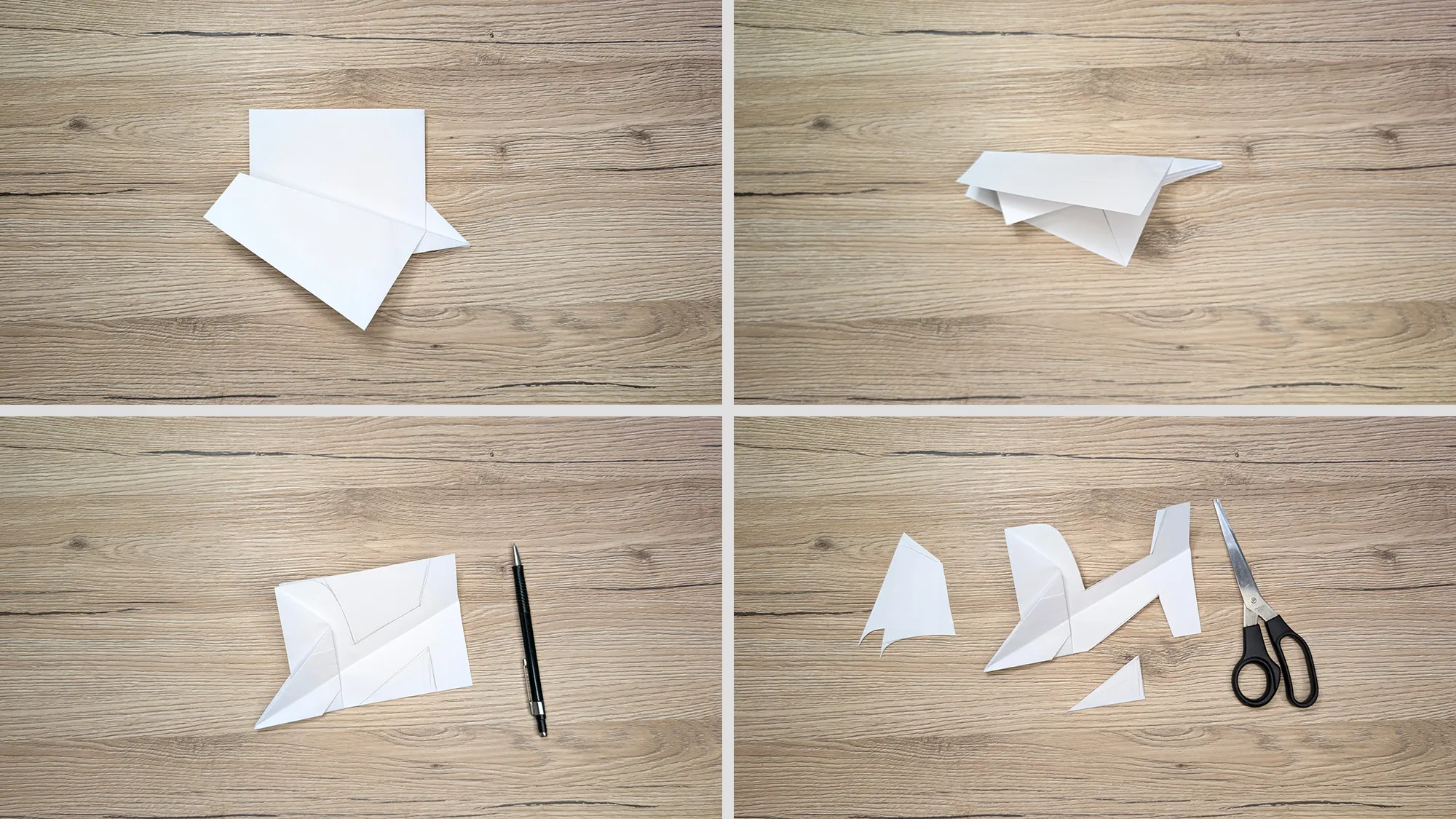 Pokročilé origami lietadlo: podrobný návod krok za krokom s fotografiami a komentármi. Obrázok 4 Pokročilé origami lietadlo: návod krok za krokom s fotografiami a komentármi. Obrázok 4