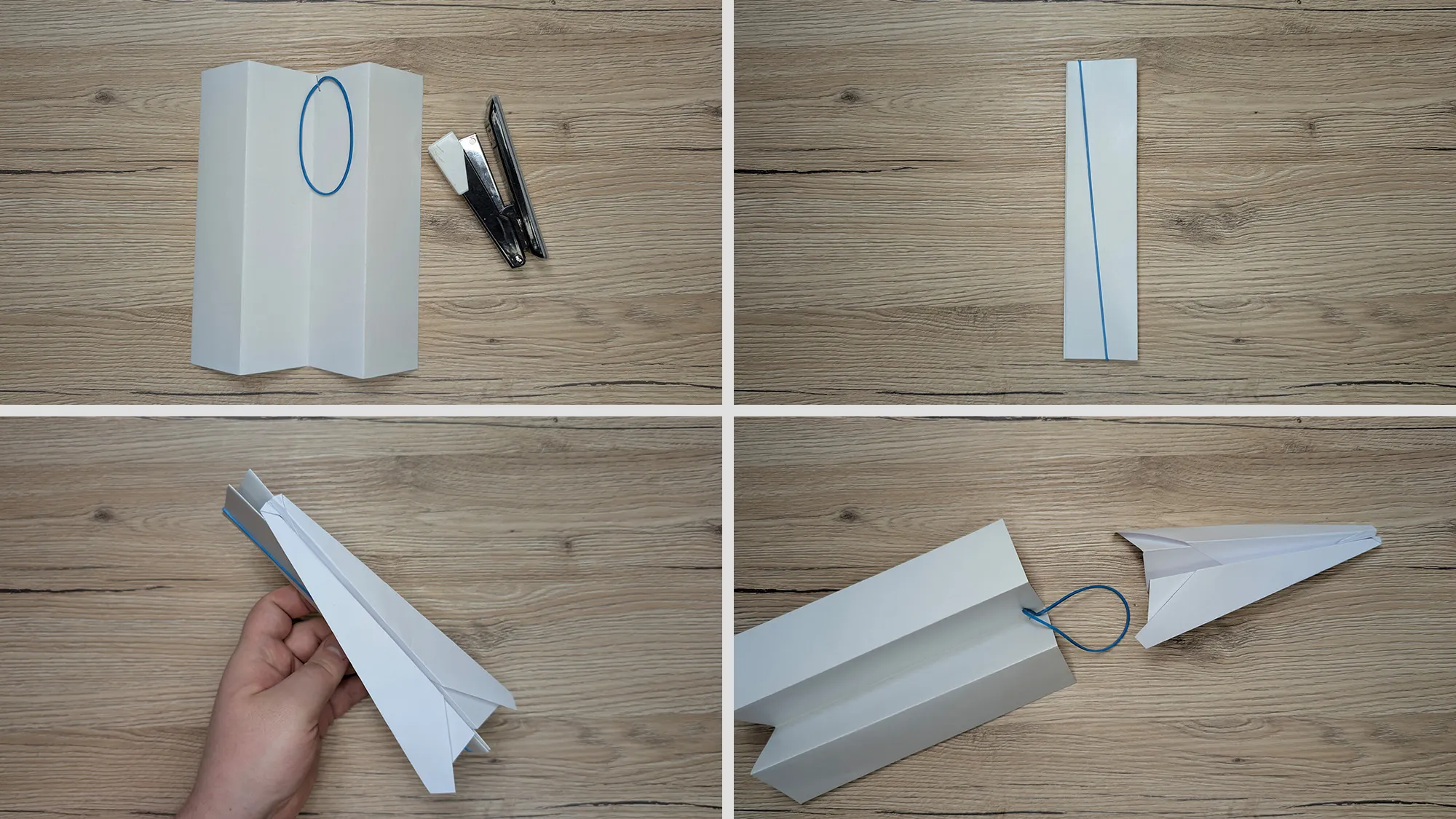 Lanciatore di aeroplani di carta con elastico: istruzioni passo dopo passo con foto e commenti. Immagine 7 Lanciatore di aeroplanini di carta con elastico: istruzioni passo passo con foto e commenti. Immagine 7