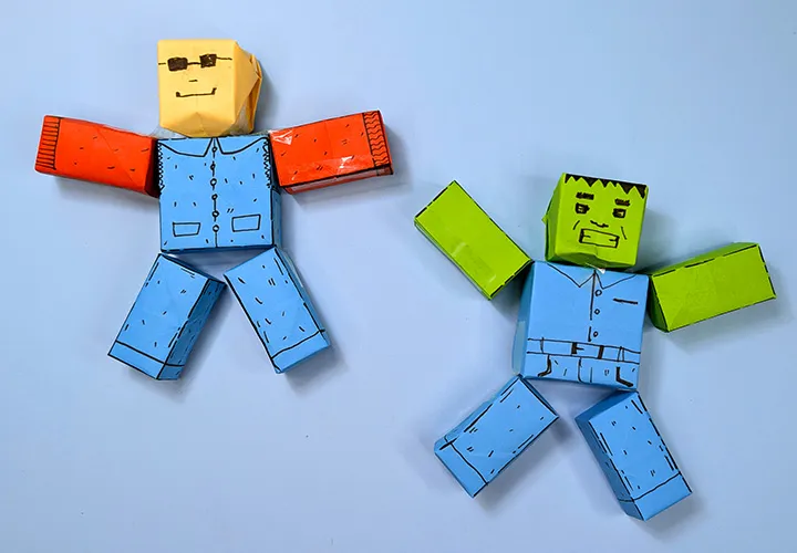 Kağıttan Roblox Figürü Yapımı: Fotoğraflı ve Videolu Kolay Rehber