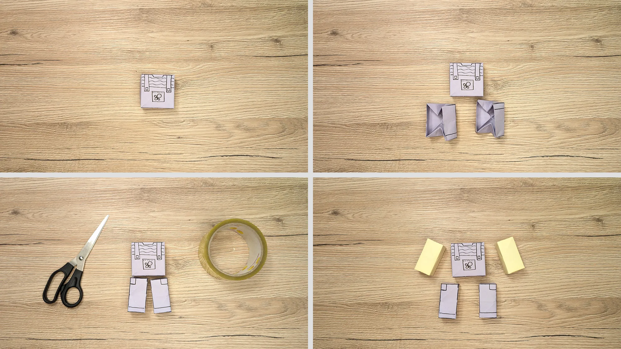 Roblox figure made of paper: step-by-step guide with photos and comments. Image 6 Roblox paper figure: step-by-step instructions with photos and commentary. Image 6