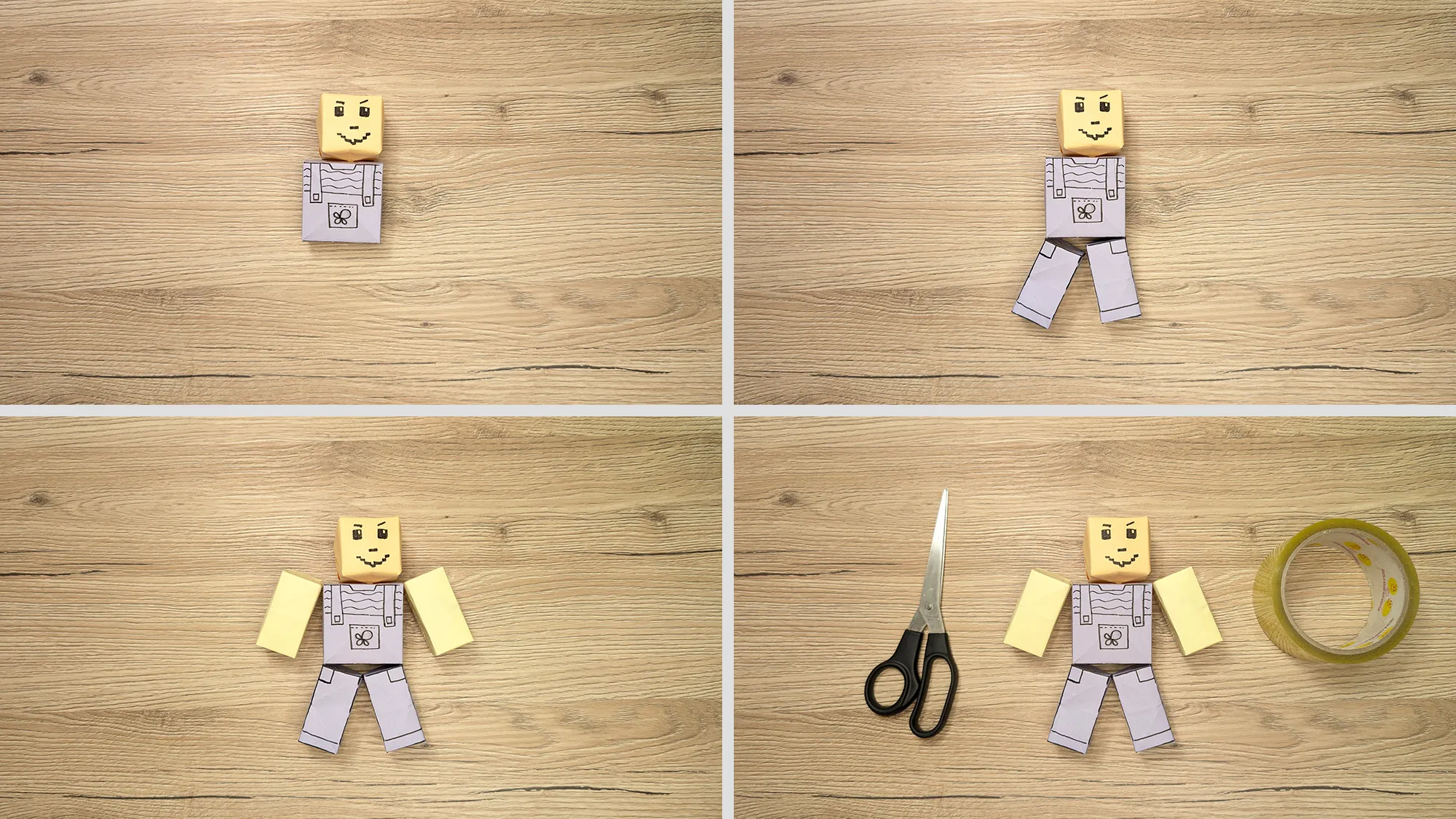 Roblox paper figure: step-by-step guide with photos and comments. Image 10 Paper Roblox figure: step-by-step instructions with photos and comments. Image 10