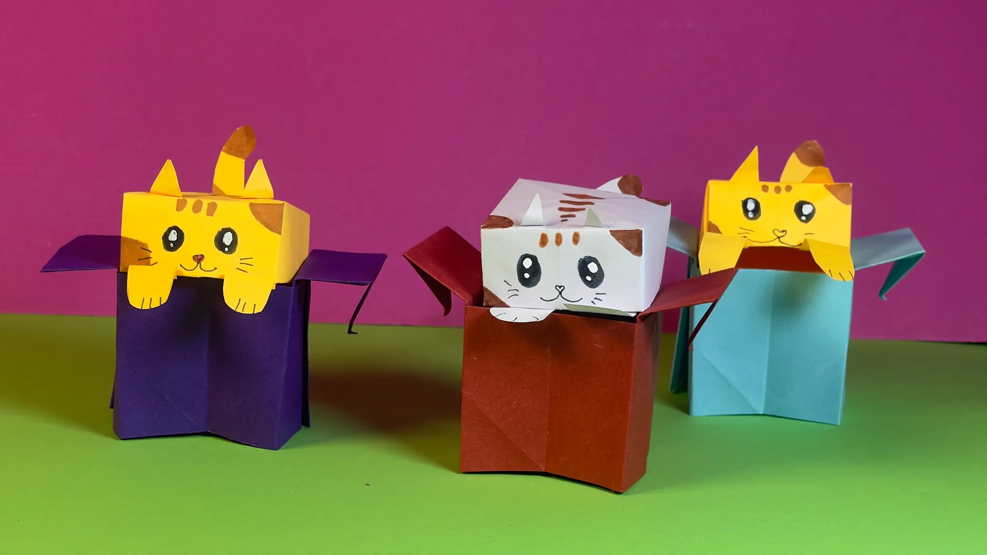 Origami macska dobozban: lépésről lépésre útmutató fotókkal és kommentárokkal. A 15. kép Origami macska dobozban: lépésről lépésre útmutató fényképekkel és kommentárokkal. 15. kép